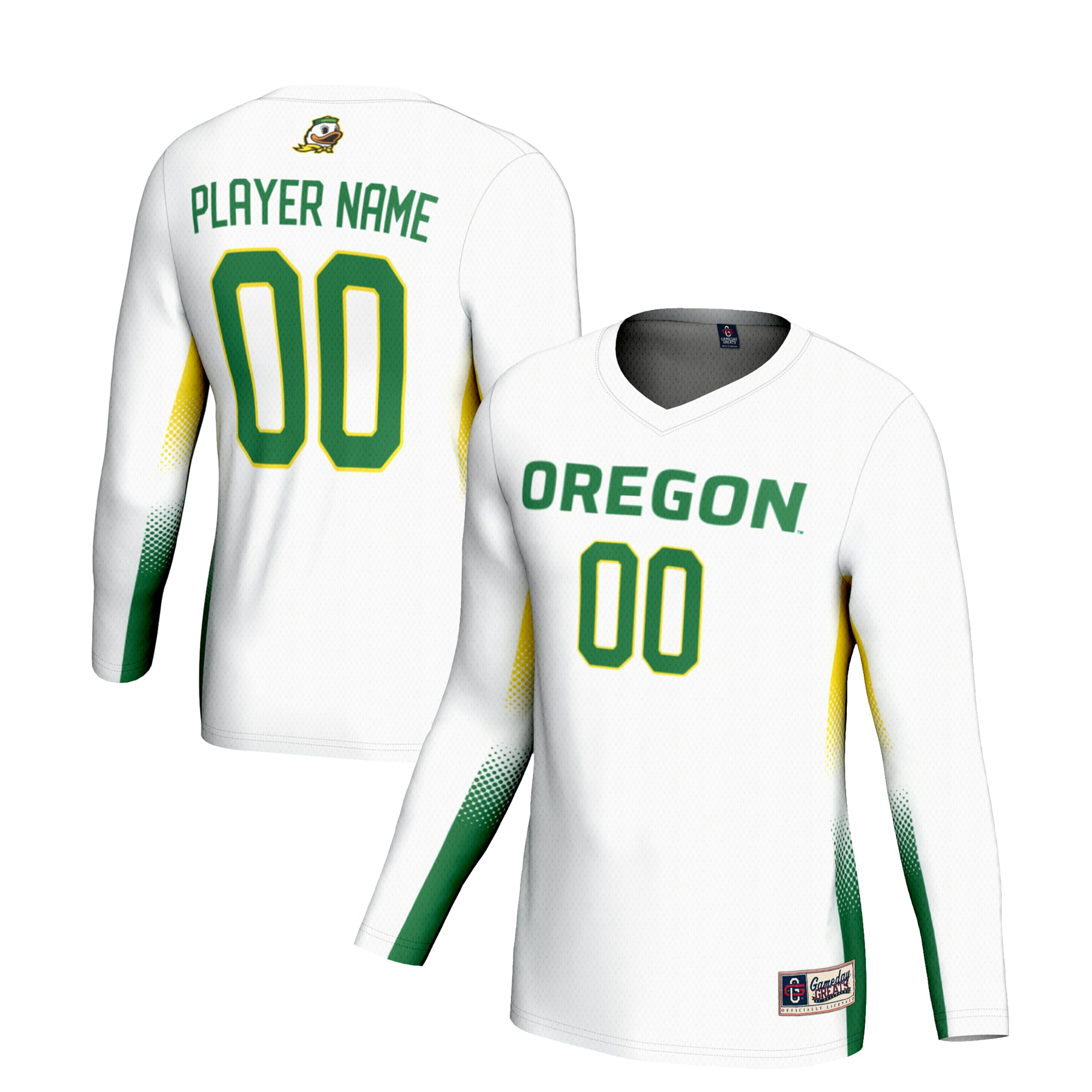 Women's Oregon Ducks White Jersey