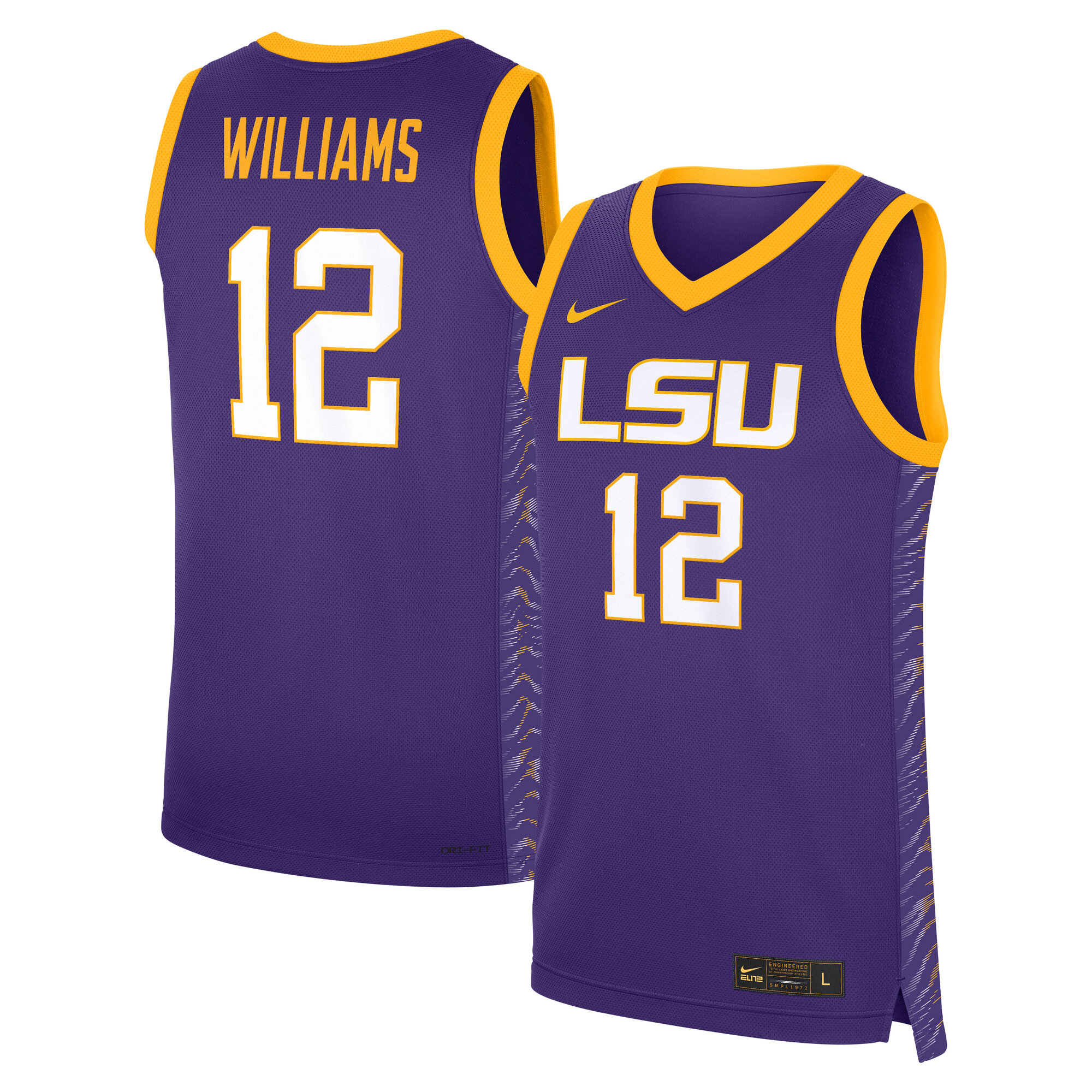 Women's Williams LSU Tigers Purple Replica Jersey