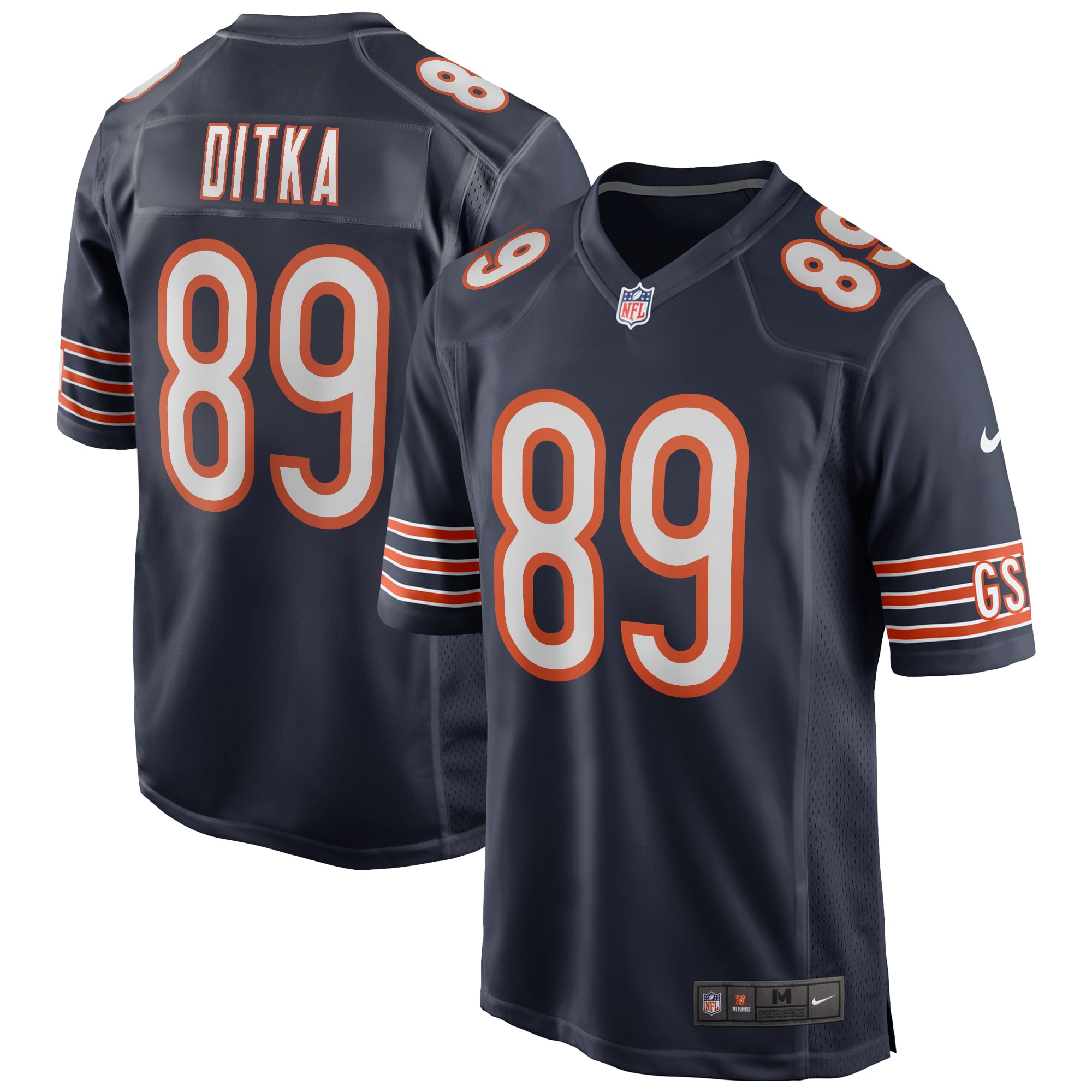 Kids' Chicago Bears Navy Player Jersey