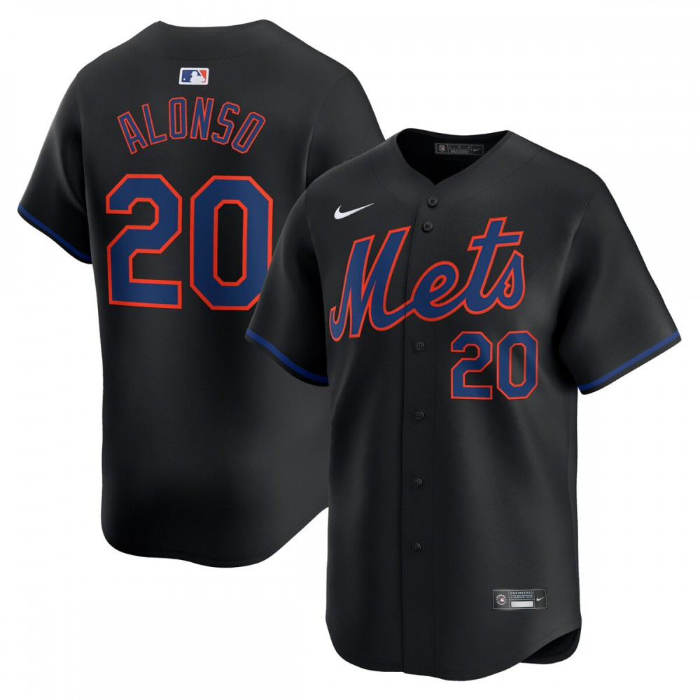 Men's New York Mets Black Limited Jersey