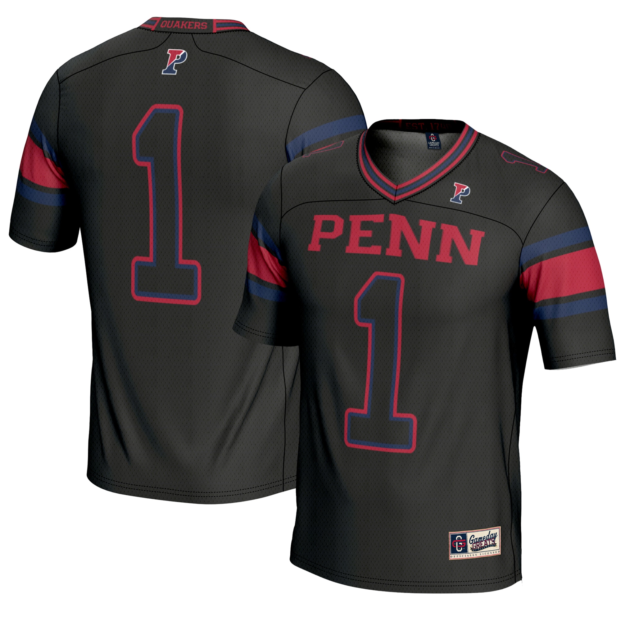 Women's Pennsylvania Quakers Black Jersey