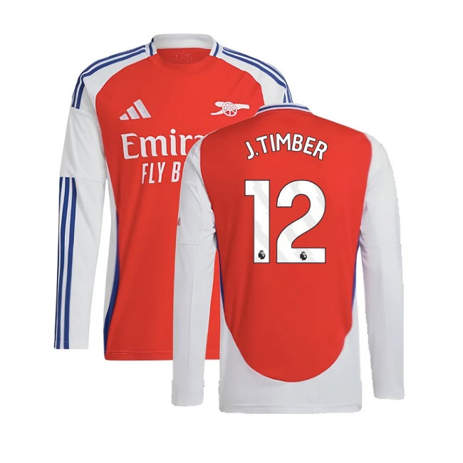 Men's Arsenal 2024/25 Home Long Sleeve Jersey