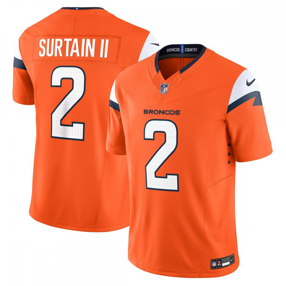 Men's Denver Broncos Orange Limited Jersey