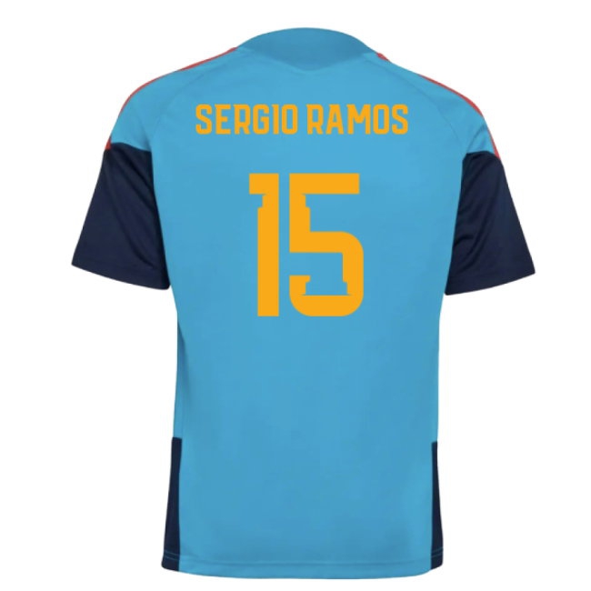 Women's Trainings Spain 2025 Aqua Training Jersey