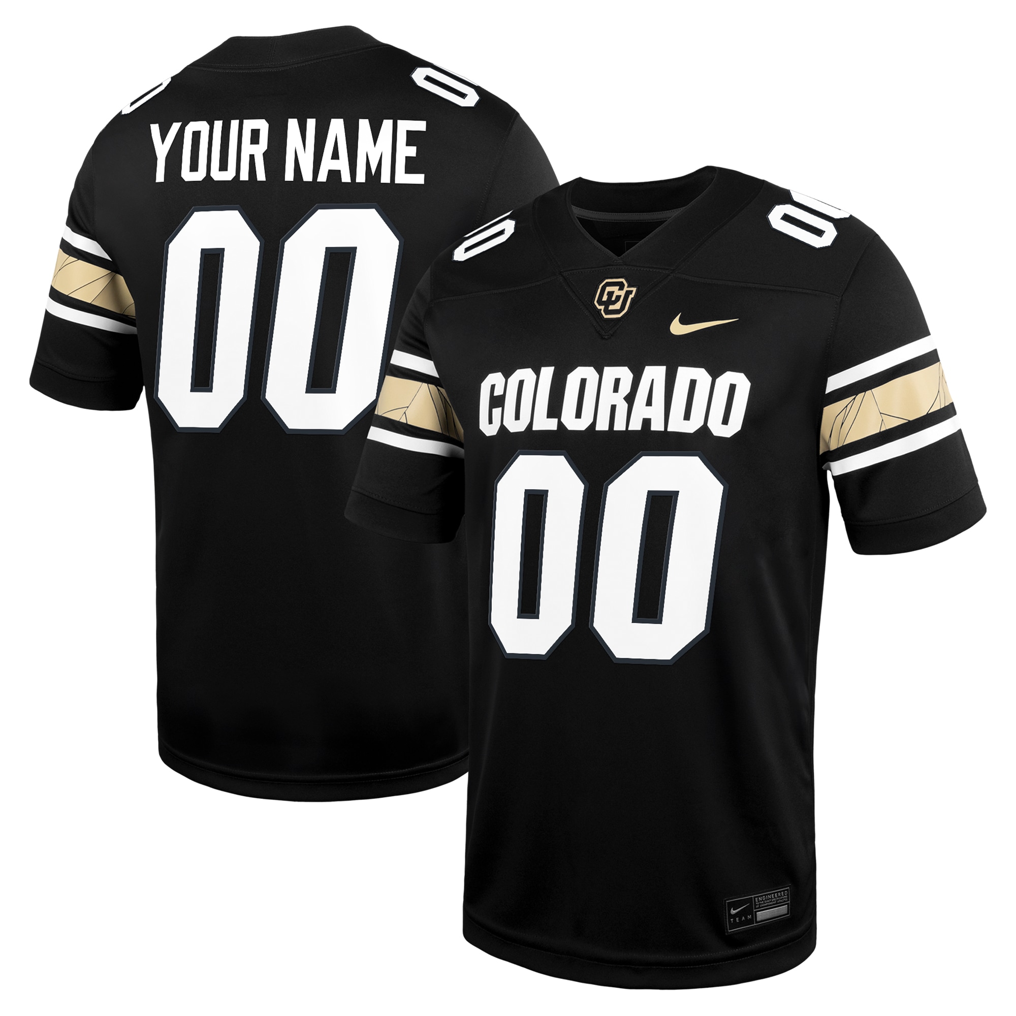 Men's Colorado Buffaloes Black Game Jersey