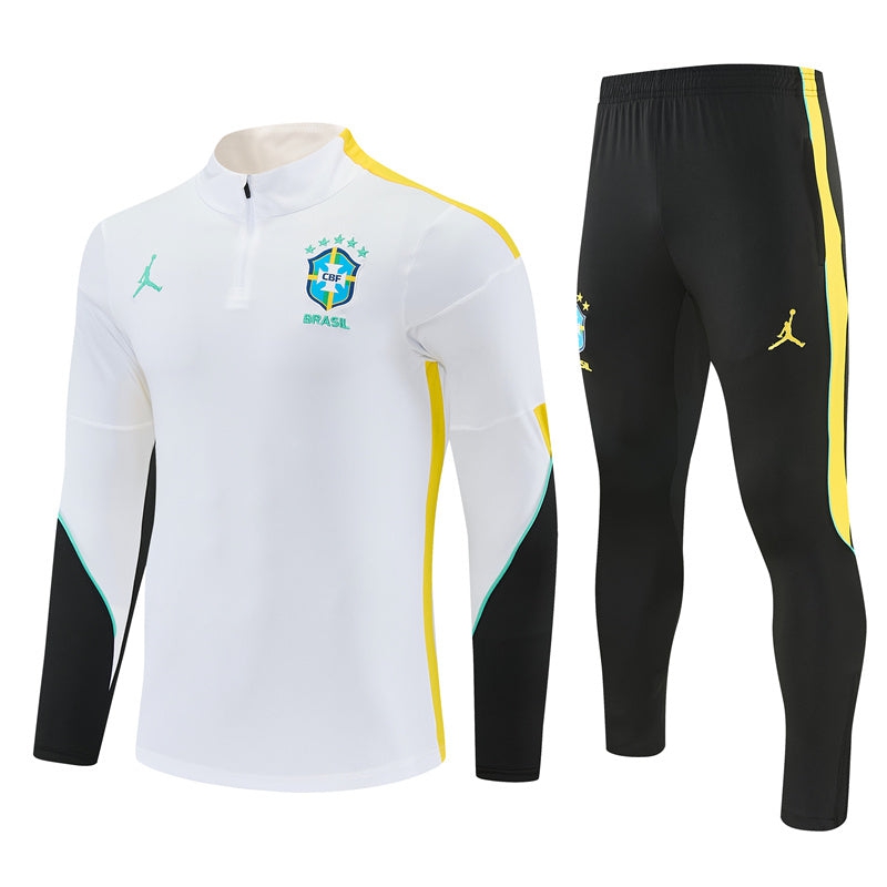 Men's Brazil 2026/27 Black Training Tracksuit