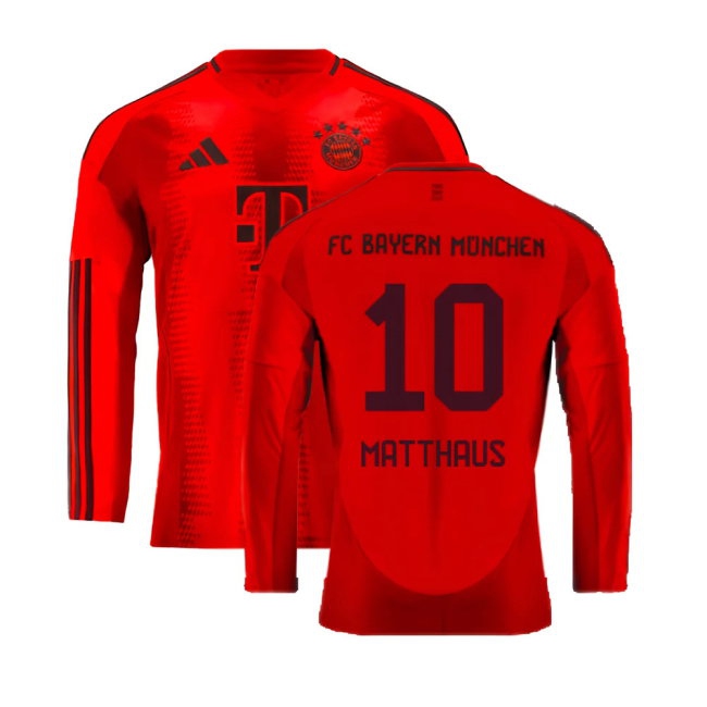 Kids' Bayern Munich 2024/25 Home Long Sleeve Jersey