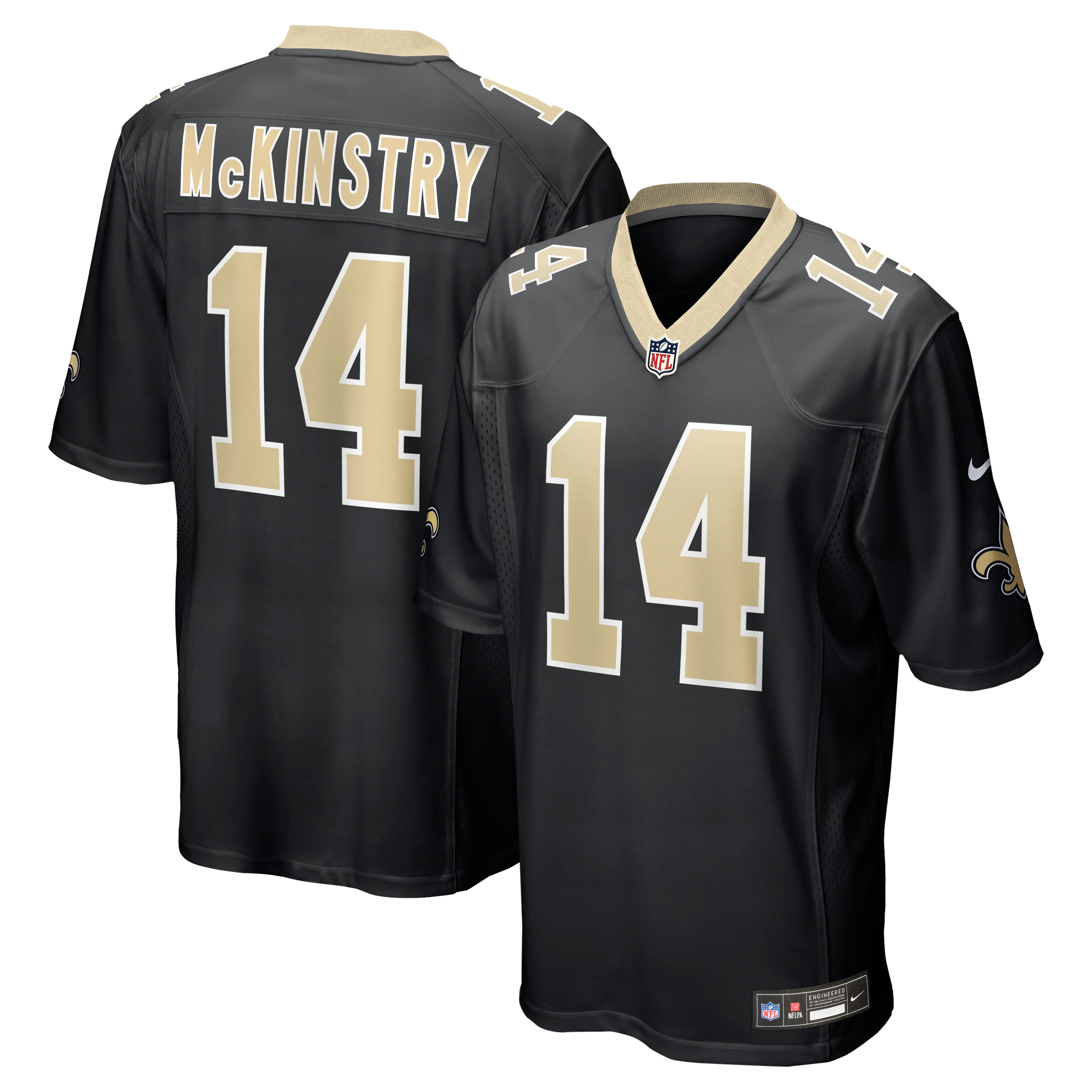 Men's New Orleans Saints Black Player Jersey