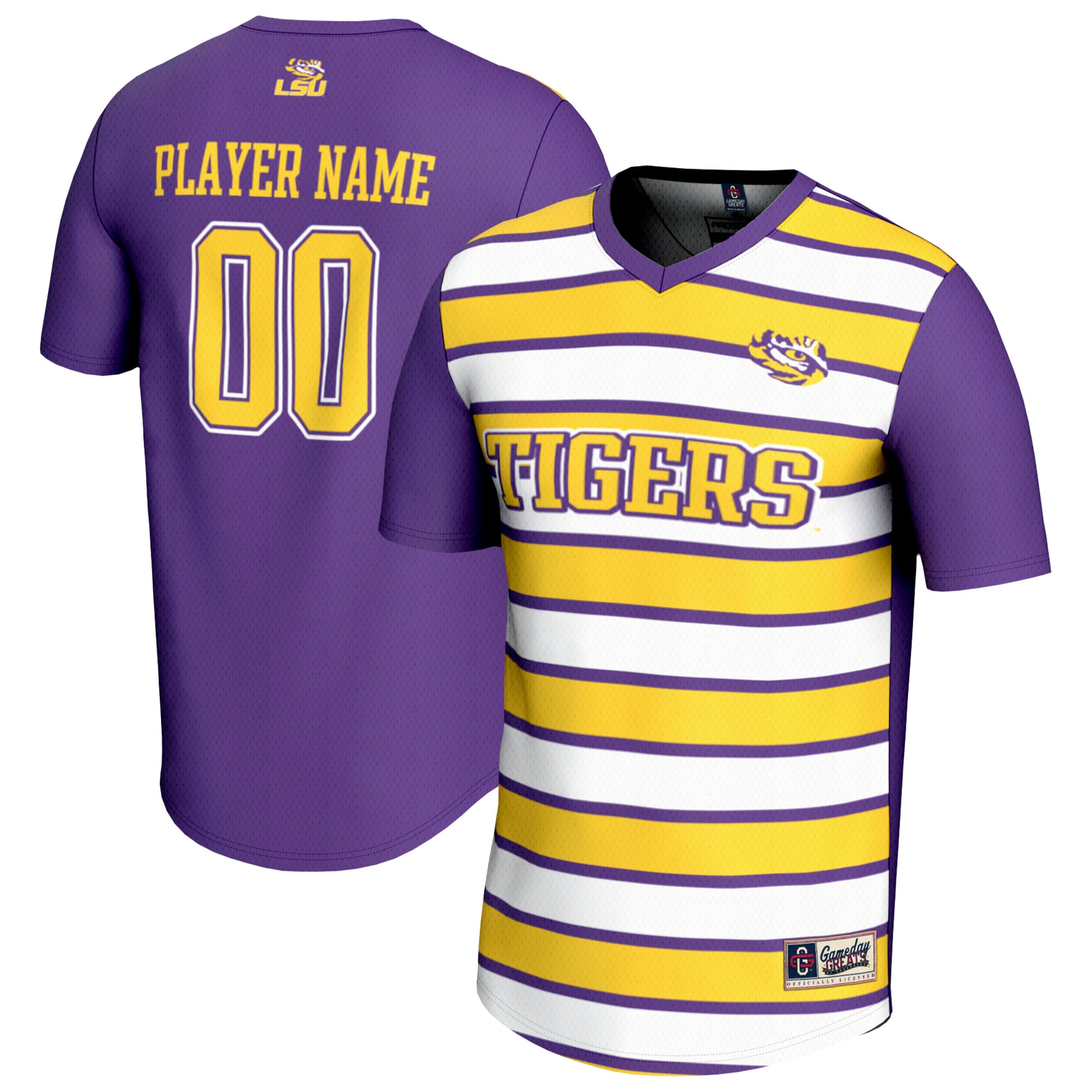 Kids' LSU Tigers Purple Player Jersey
