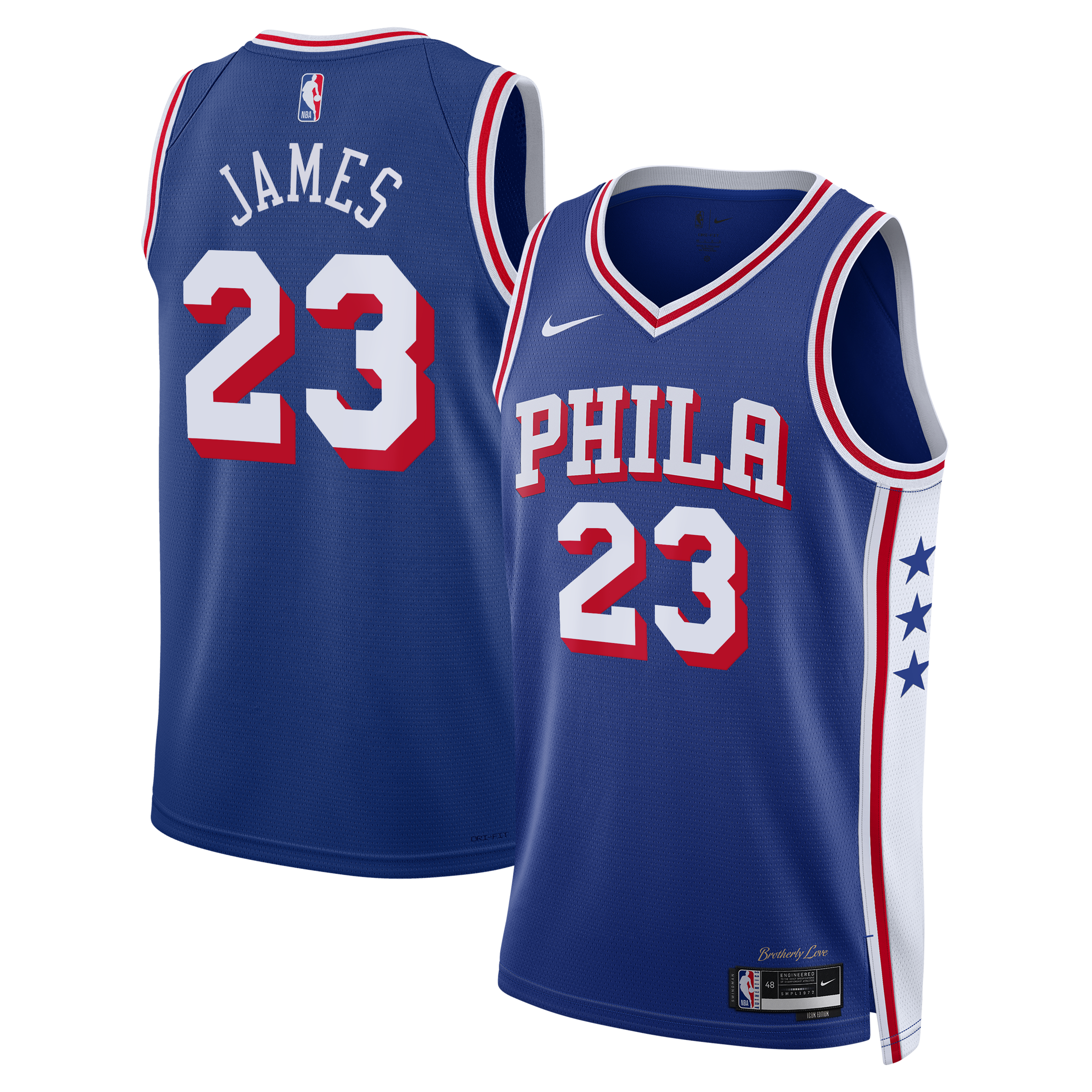 Men's Philadelphia 76ers Royal Icon Swingman Jersey