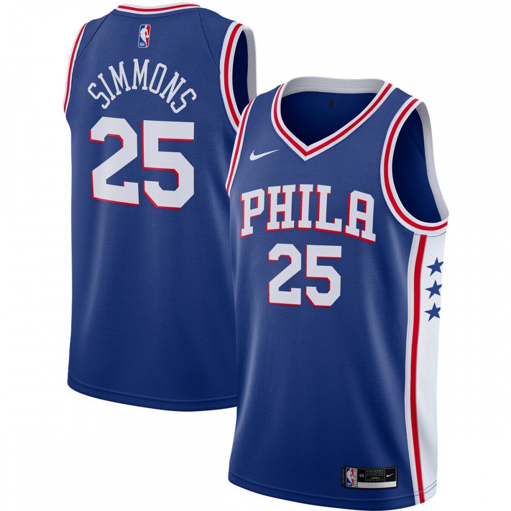 Women's Philadelphia 76ers 2020/21 Royal Icon Swingman Jersey