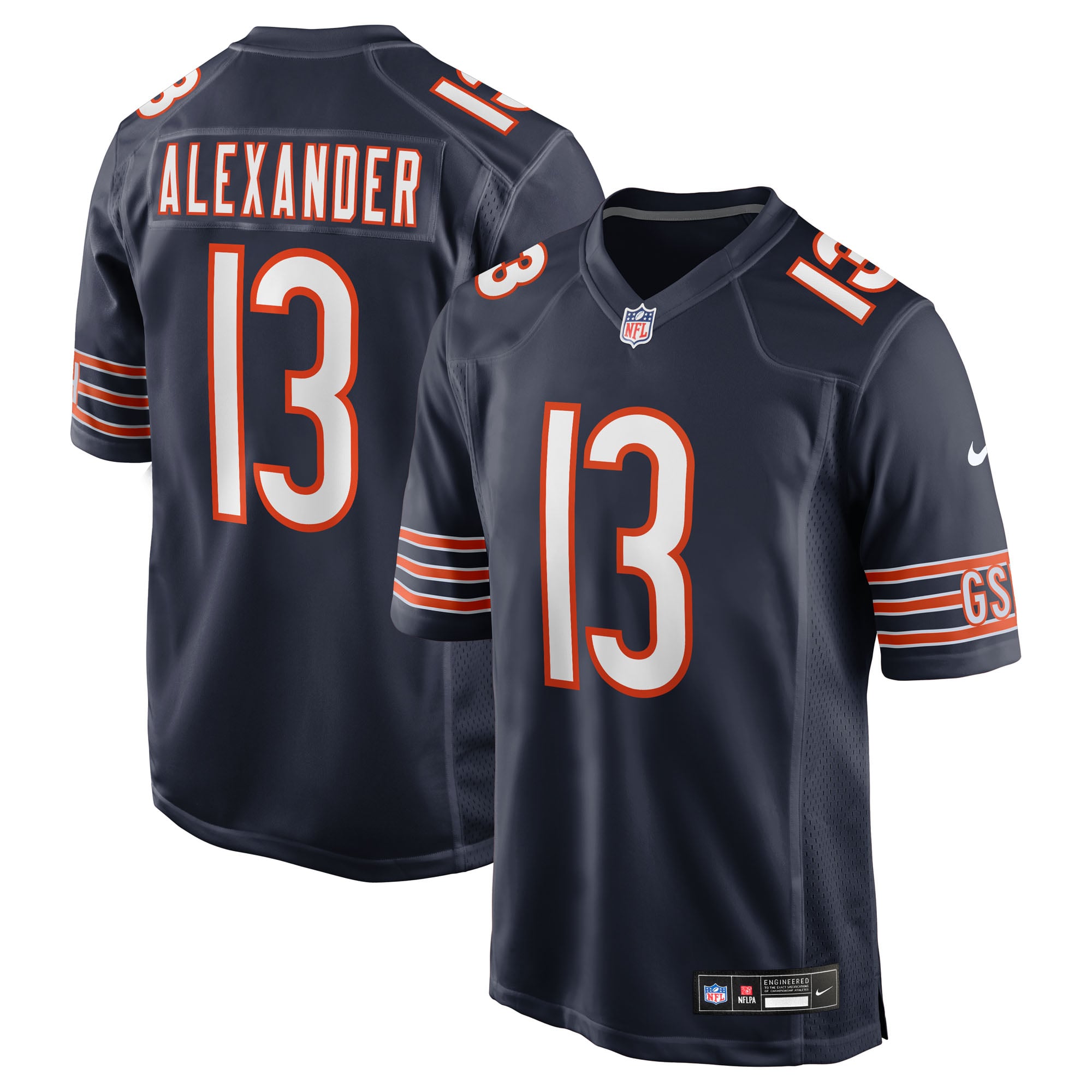 Women's Chicago Bears Navy Game Jersey