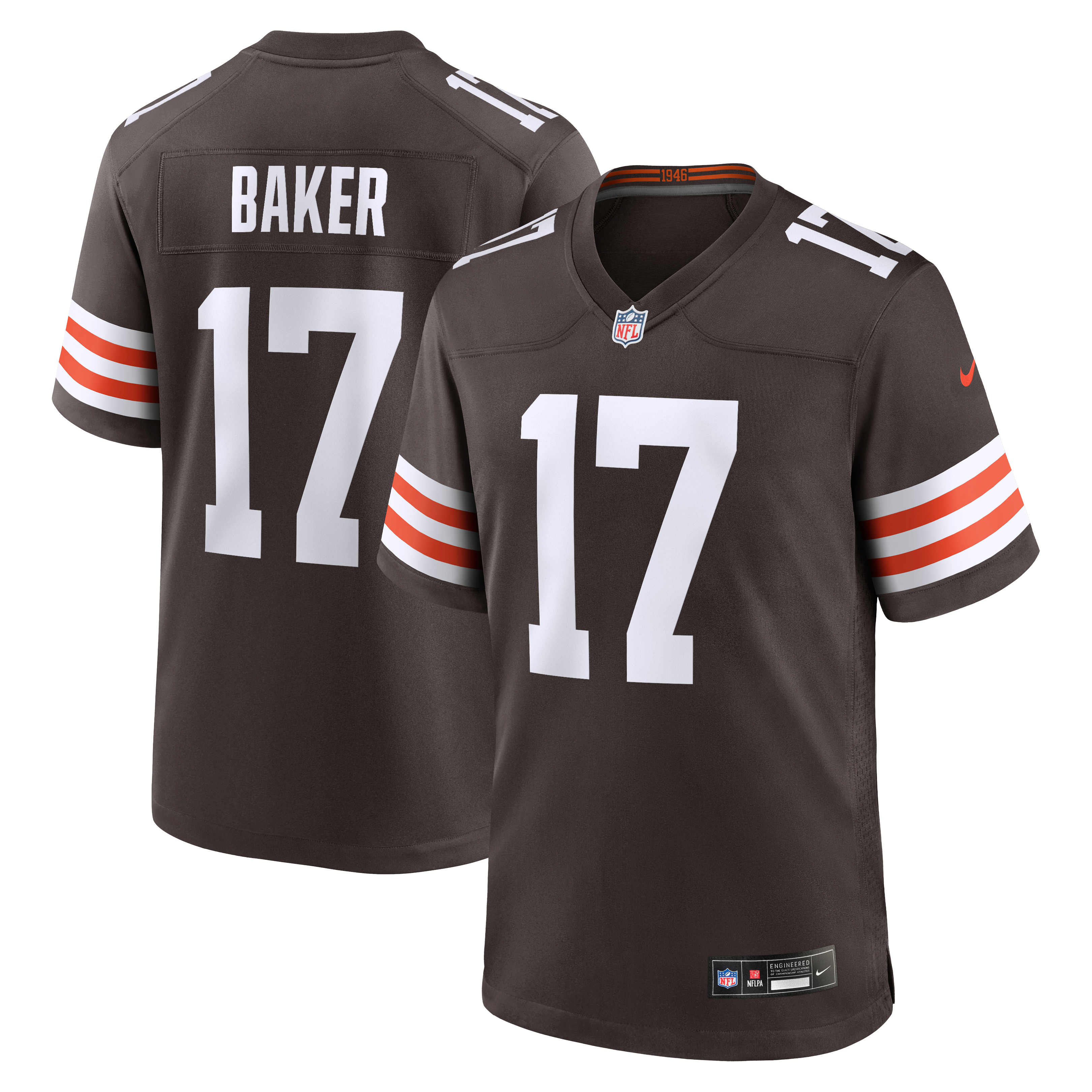 Men's Cleveland Browns Brown Game Jersey