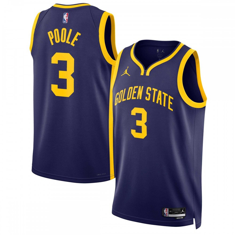 Men's Golden State Warriors 2022/23 Navy Statement Swingman Jersey