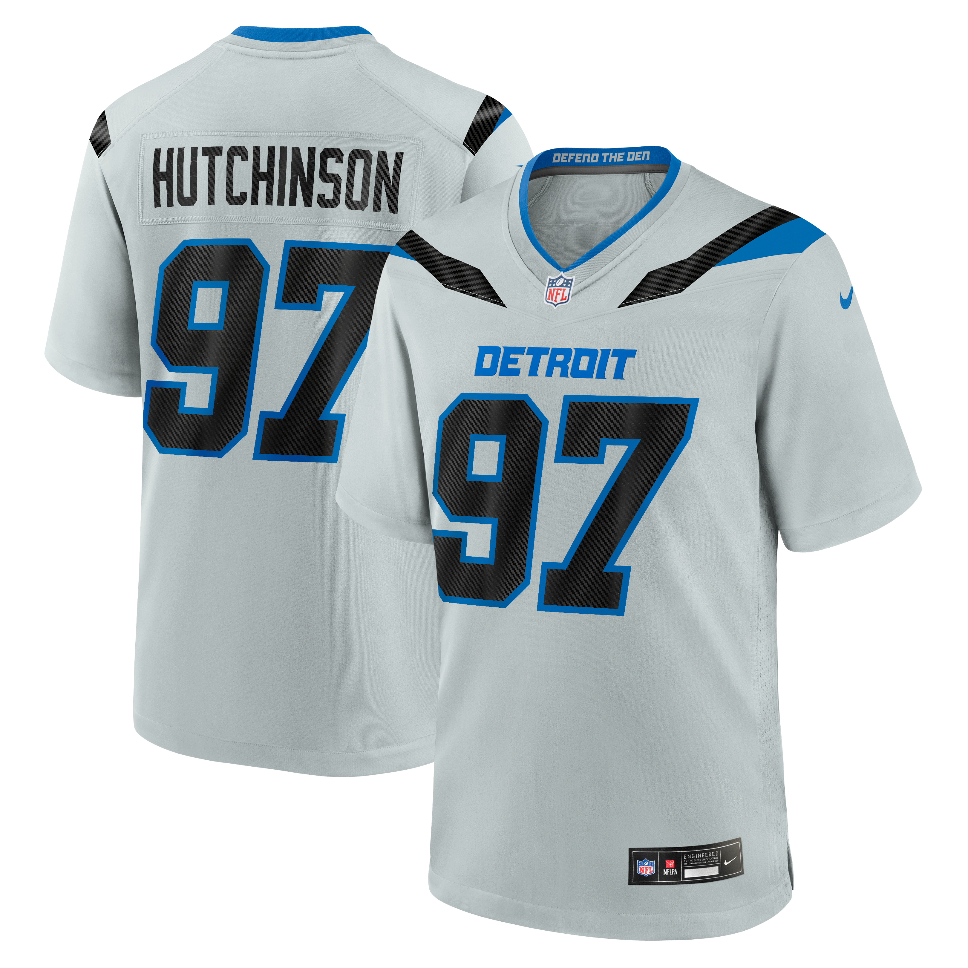 Kids' Detroit Lions 2026 Silver Rivalries Game Jersey