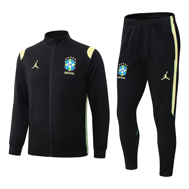 Kids' Brazil 2026/27 Black Tracksuit