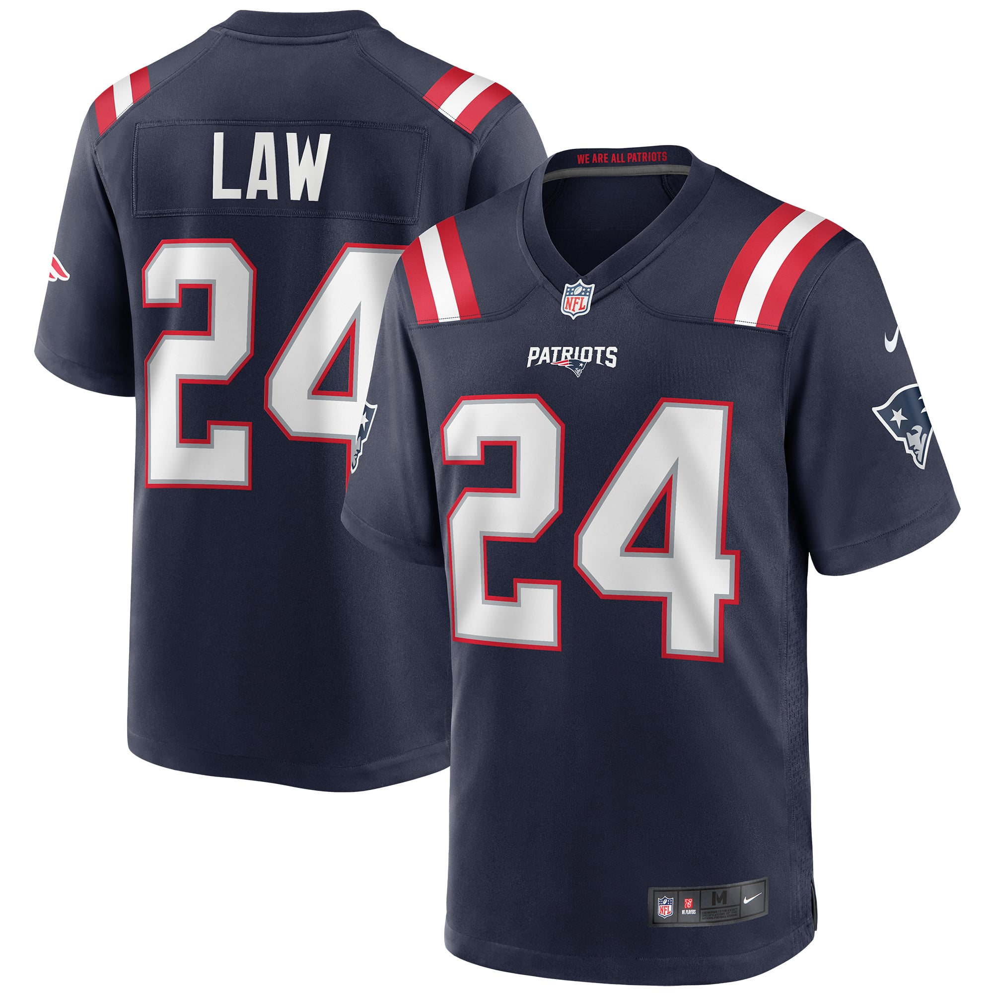 Women's New England Patriots Navy Player Jersey