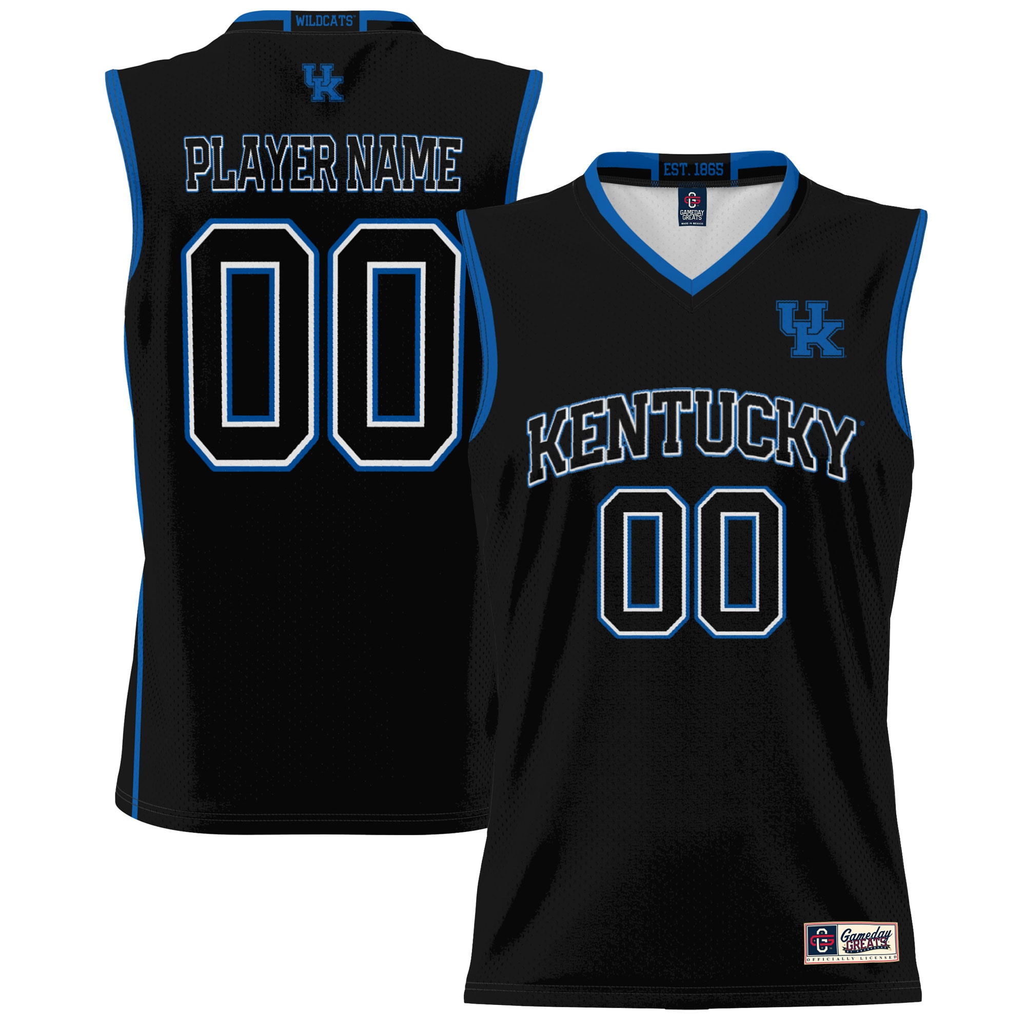 Men's Kentucky Wildcats Black Player Jersey