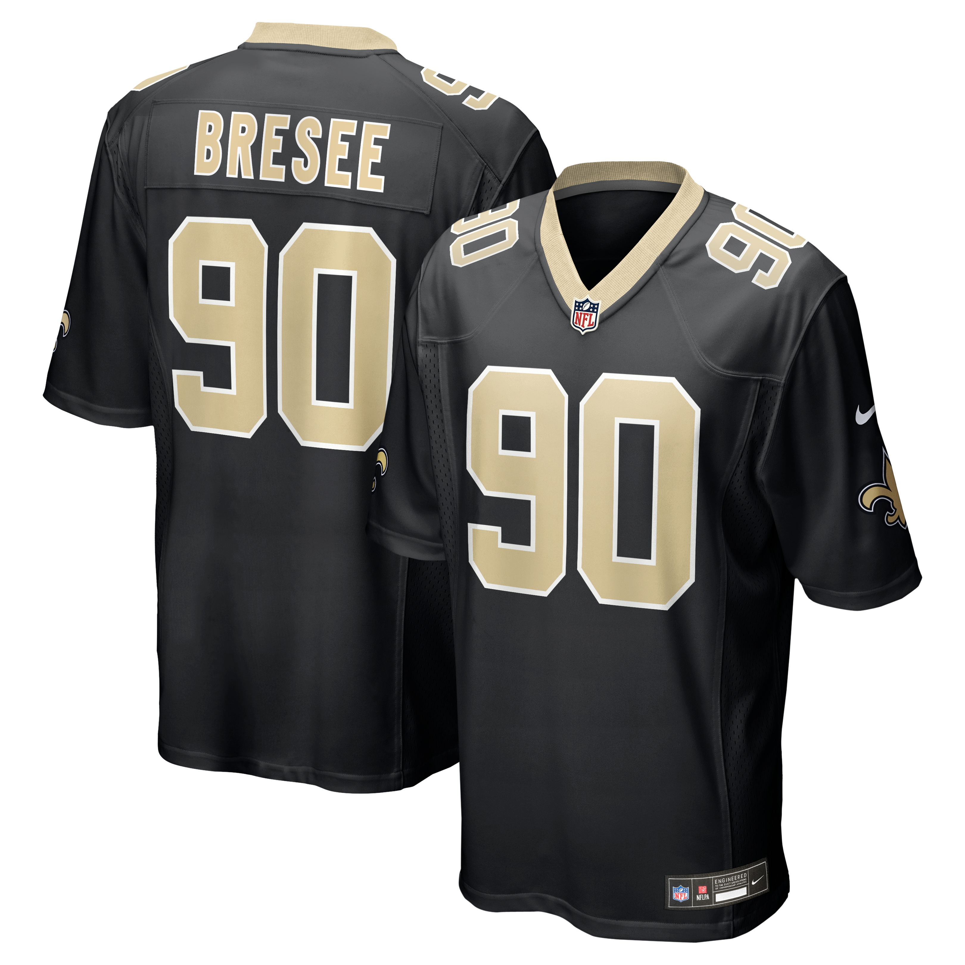 Men's New Orleans Saints Black Game Jersey