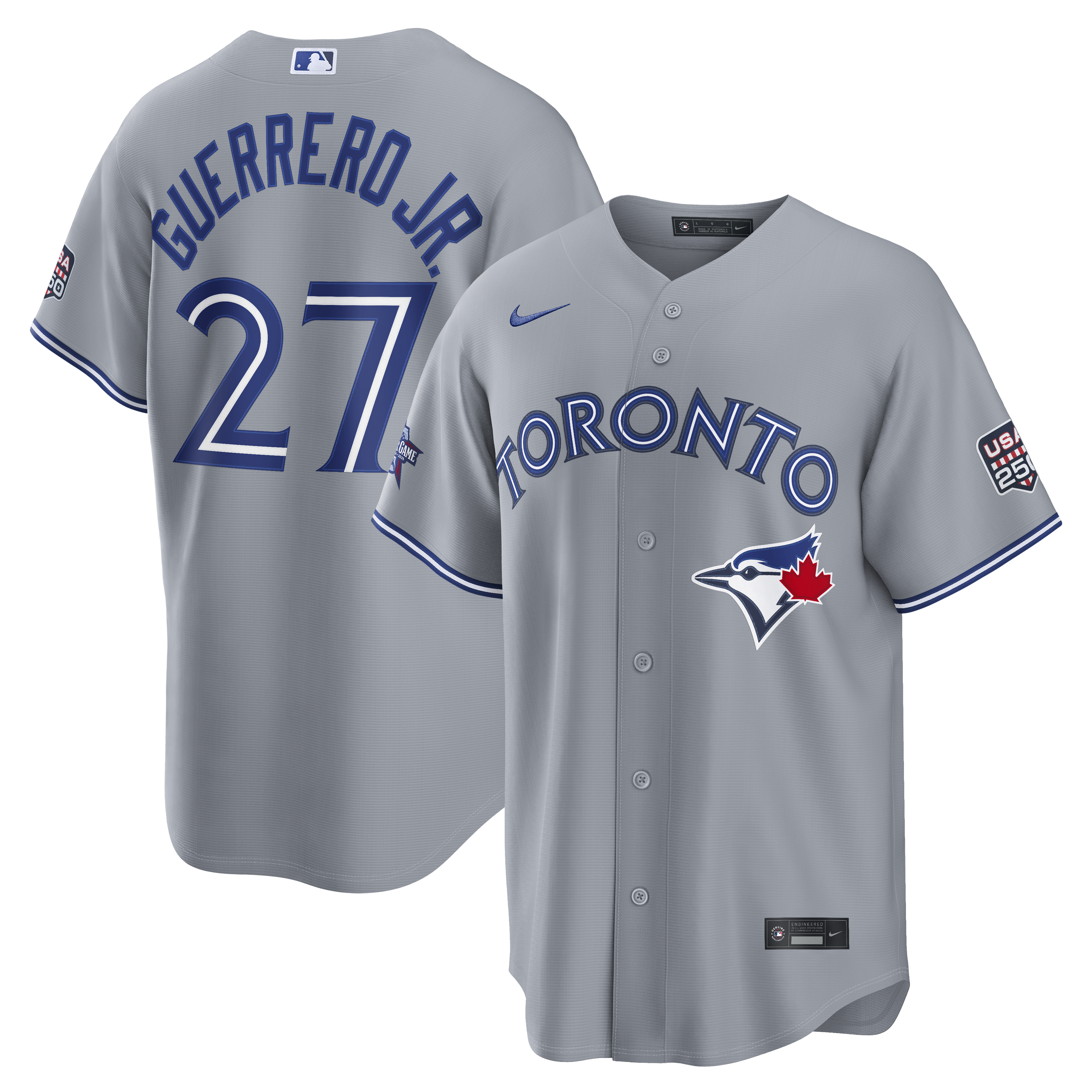 Women's Toronto Blue Jays 2026 Gray Game Jersey