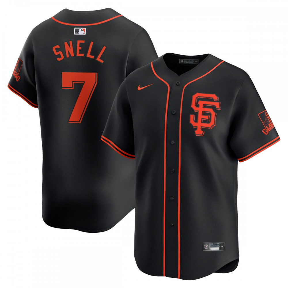 Kids' San Francisco Giants Black Limited Jersey