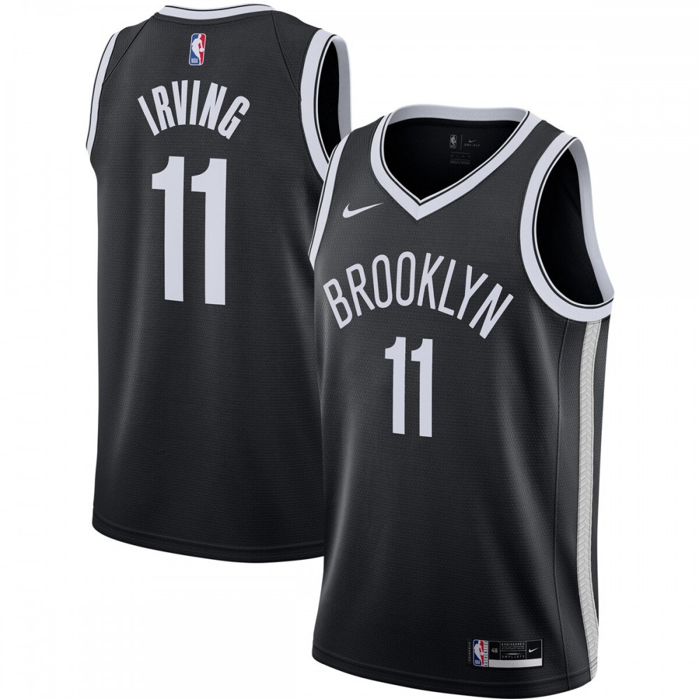 Men's Brooklyn Nets 2020/21 Black Icon Swingman Jersey