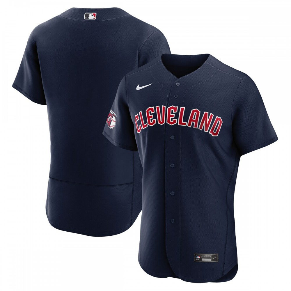 Kids' Cleveland Guardians Navy Alternate Jersey