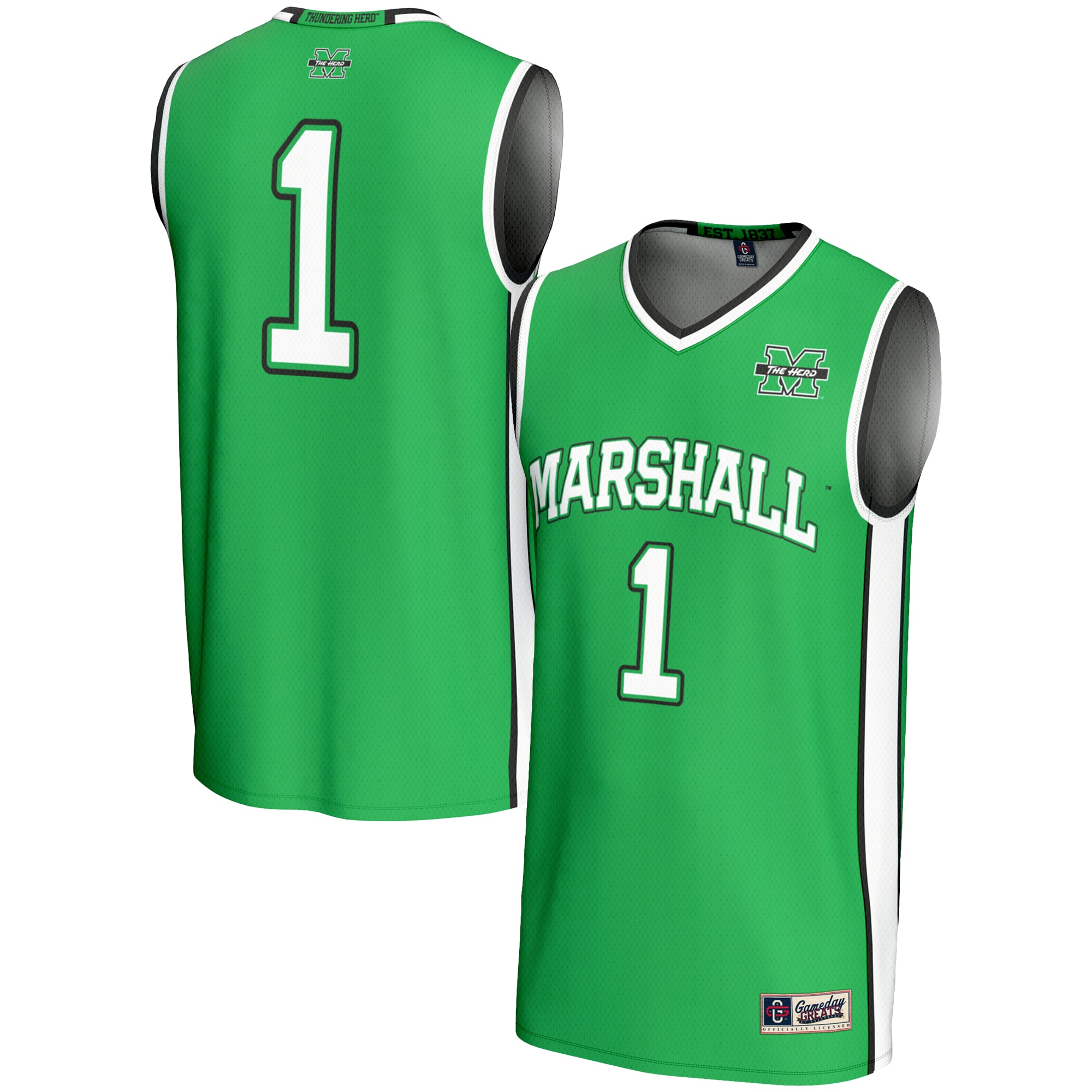 Men's Marshall Thundering Herd Kelly Fashion Jersey