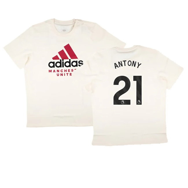 Men's Man Utd 2024/25 Cream Tee