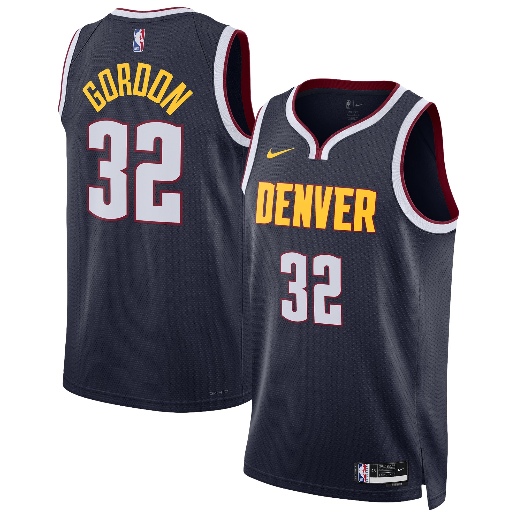 Women's Denver Nuggets Navy Icon Swingman Jersey