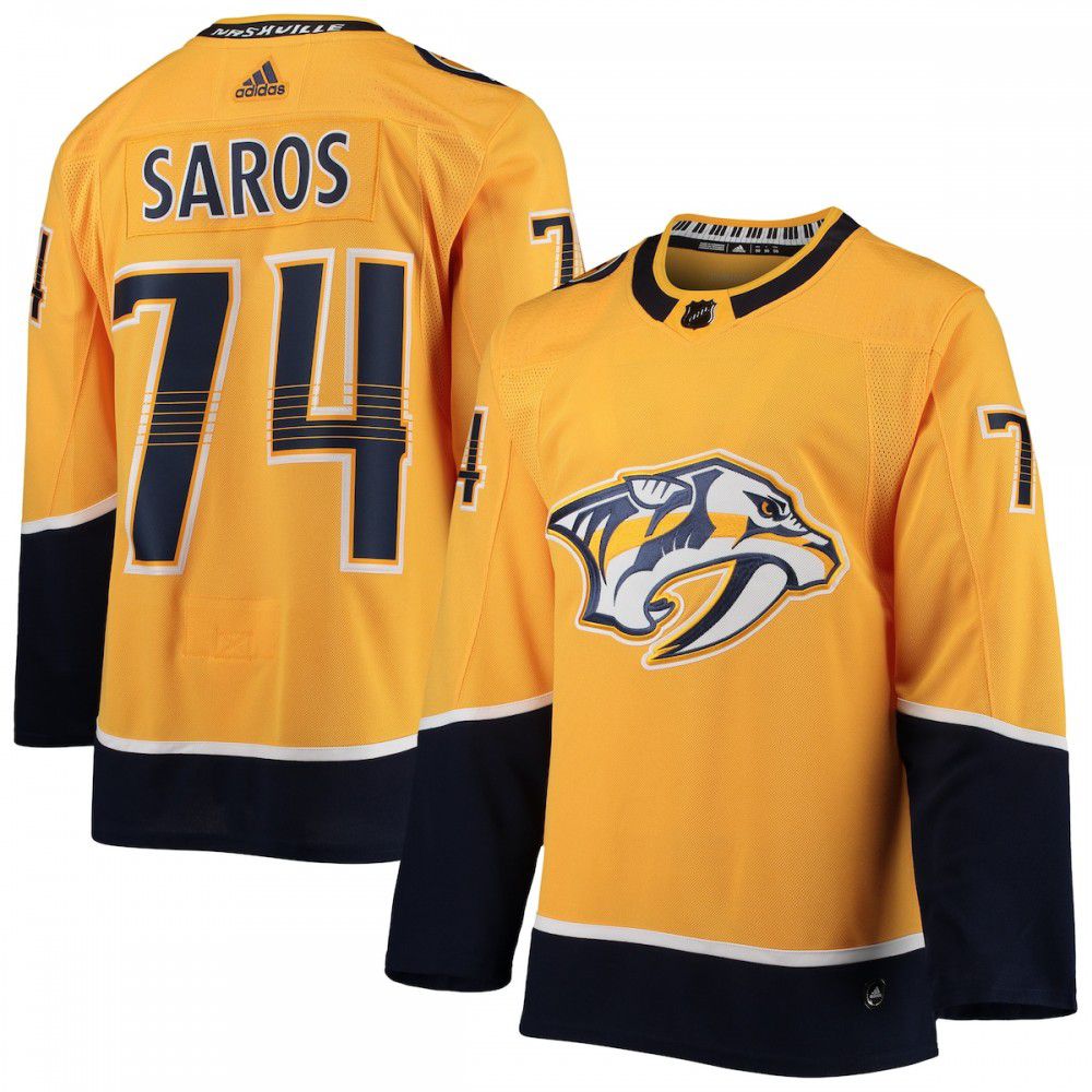 Men's Nashville Predators Gold Player Jersey