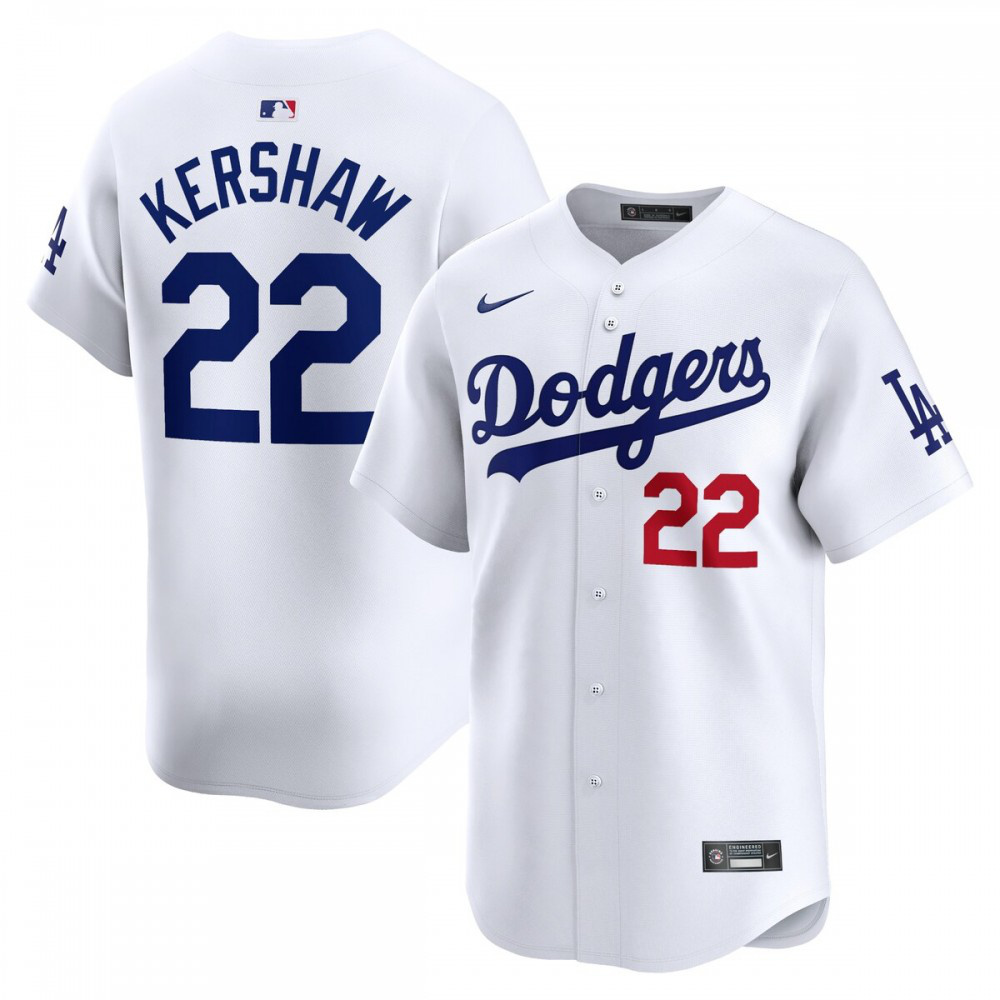 Kids' Los Angeles Dodgers White Limited Jersey