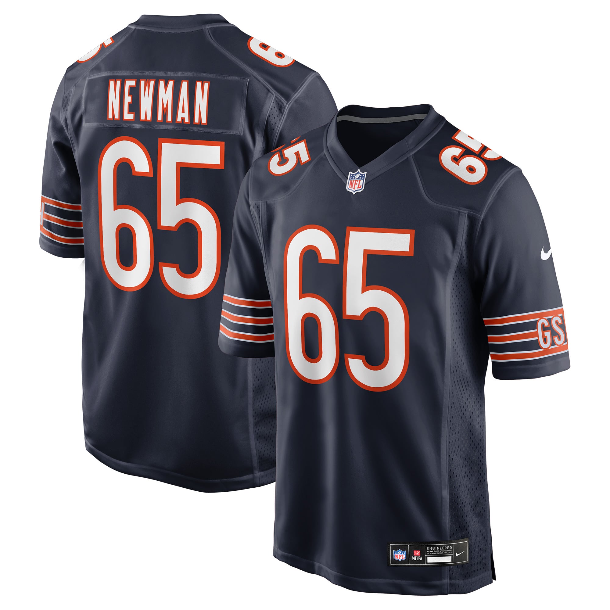 Women's Chicago Bears Navy Game Jersey