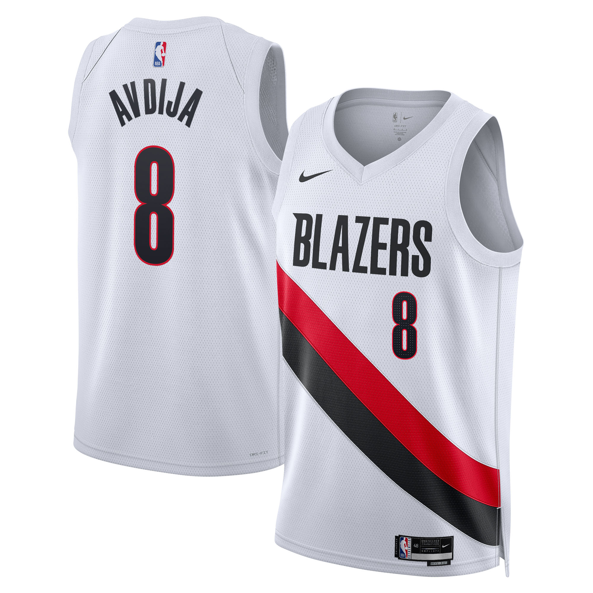 Men's Portland Trail Blazers White Swingman Jersey
