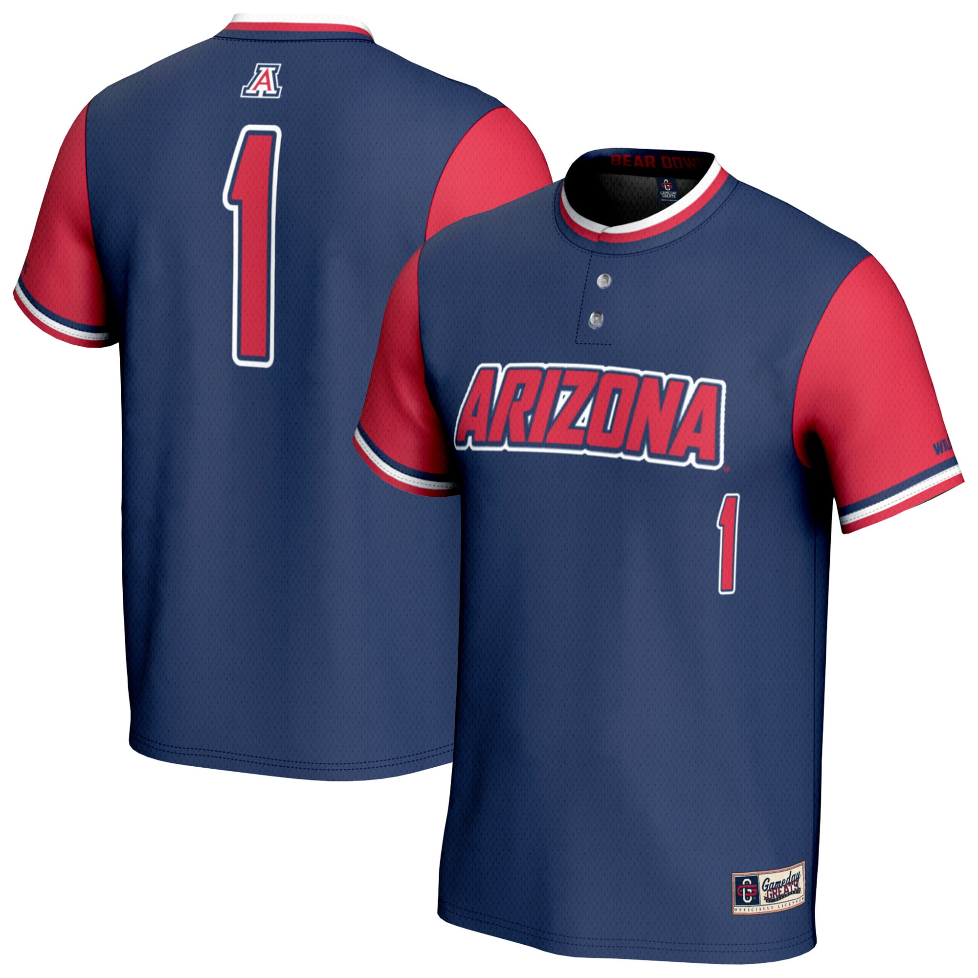 Kids' Arizona Wildcats Navy Fashion Jersey