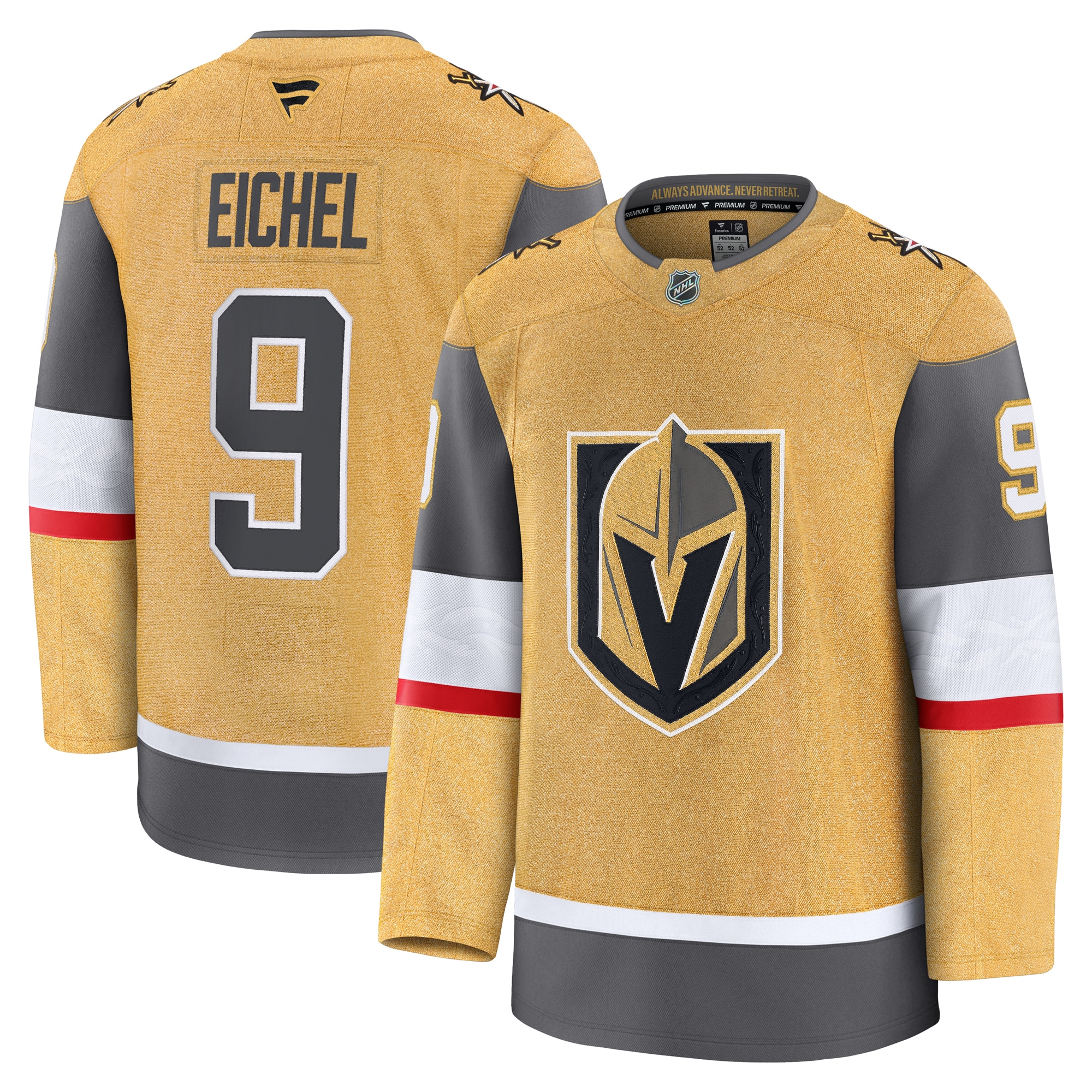 Kids' Vegas Golden Knights Gold Home Jersey