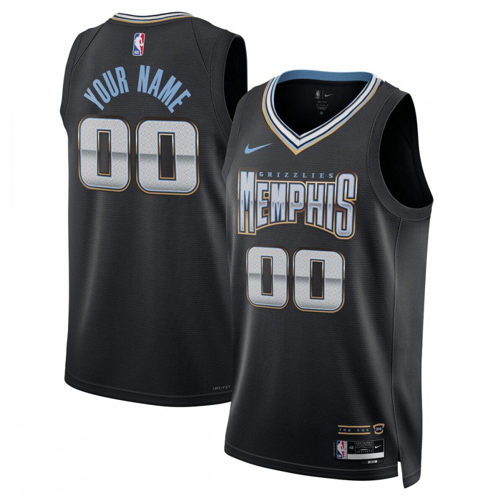 Men's Memphis Grizzlies 2022/23 Black City Swingman Jersey