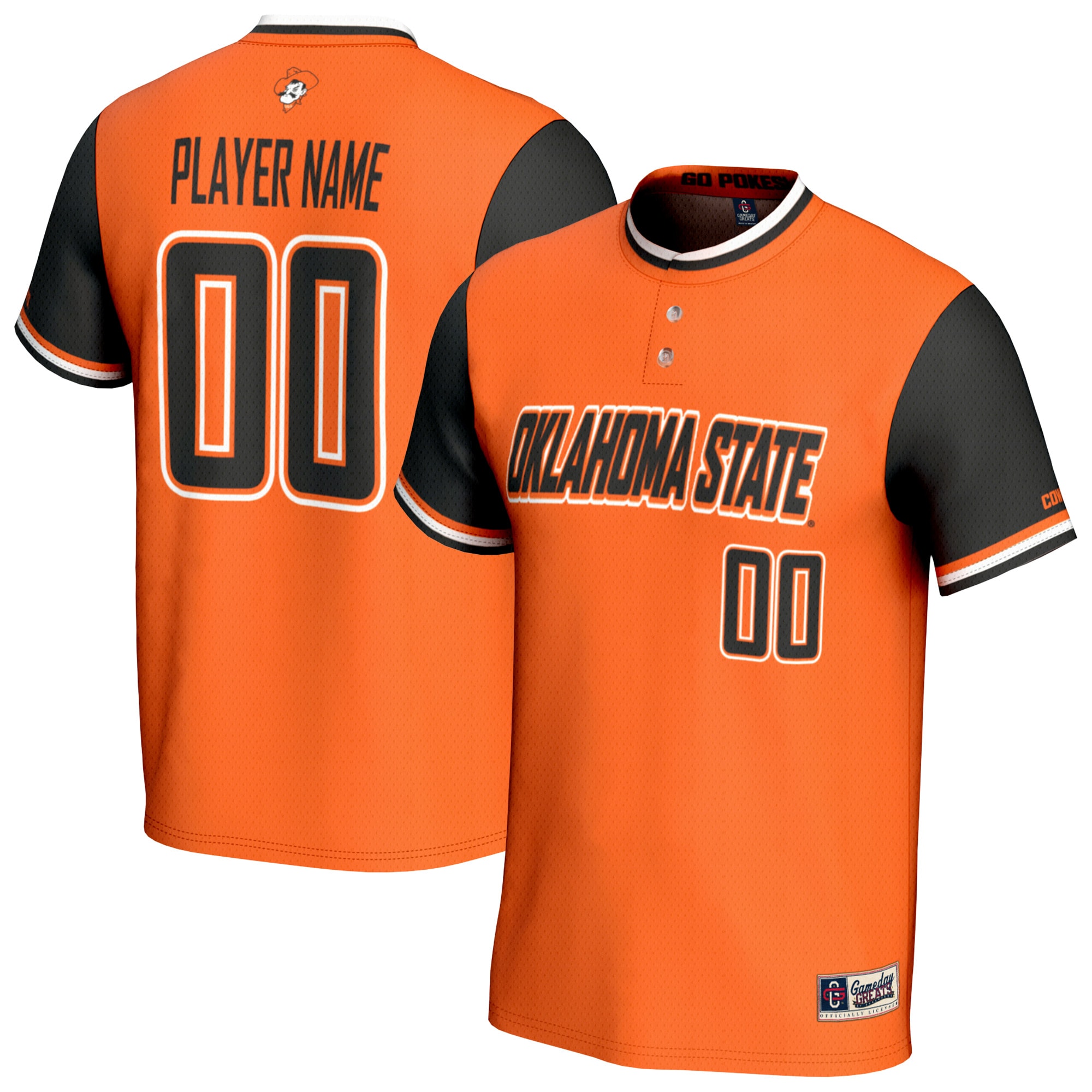 Women's Oklahoma State Cowboys Orange Player Jersey
