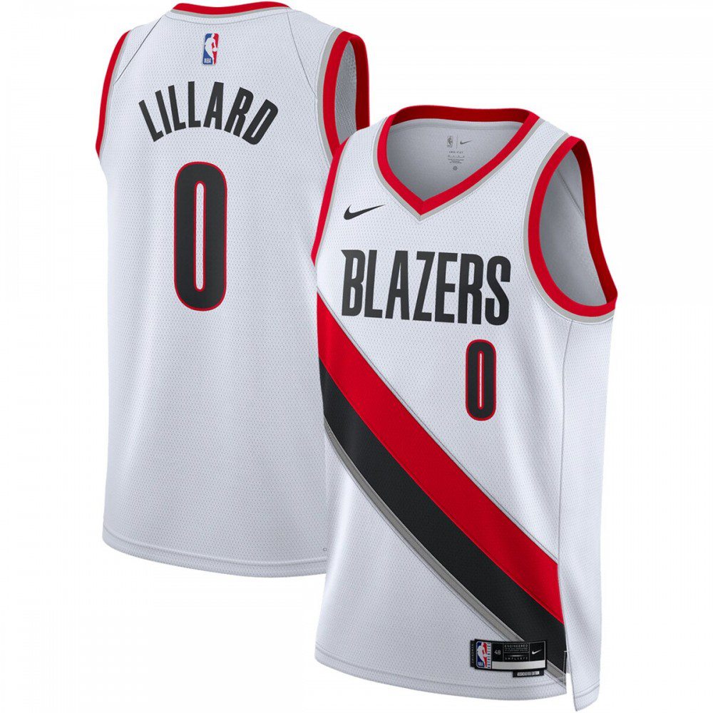 Men's Portland Trail Blazers 2022/23 White Swingman Jersey