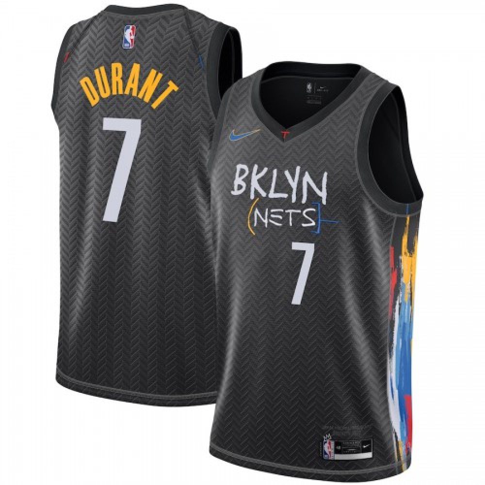 Men's Brooklyn Nets 2020/21 Black City Player Jersey