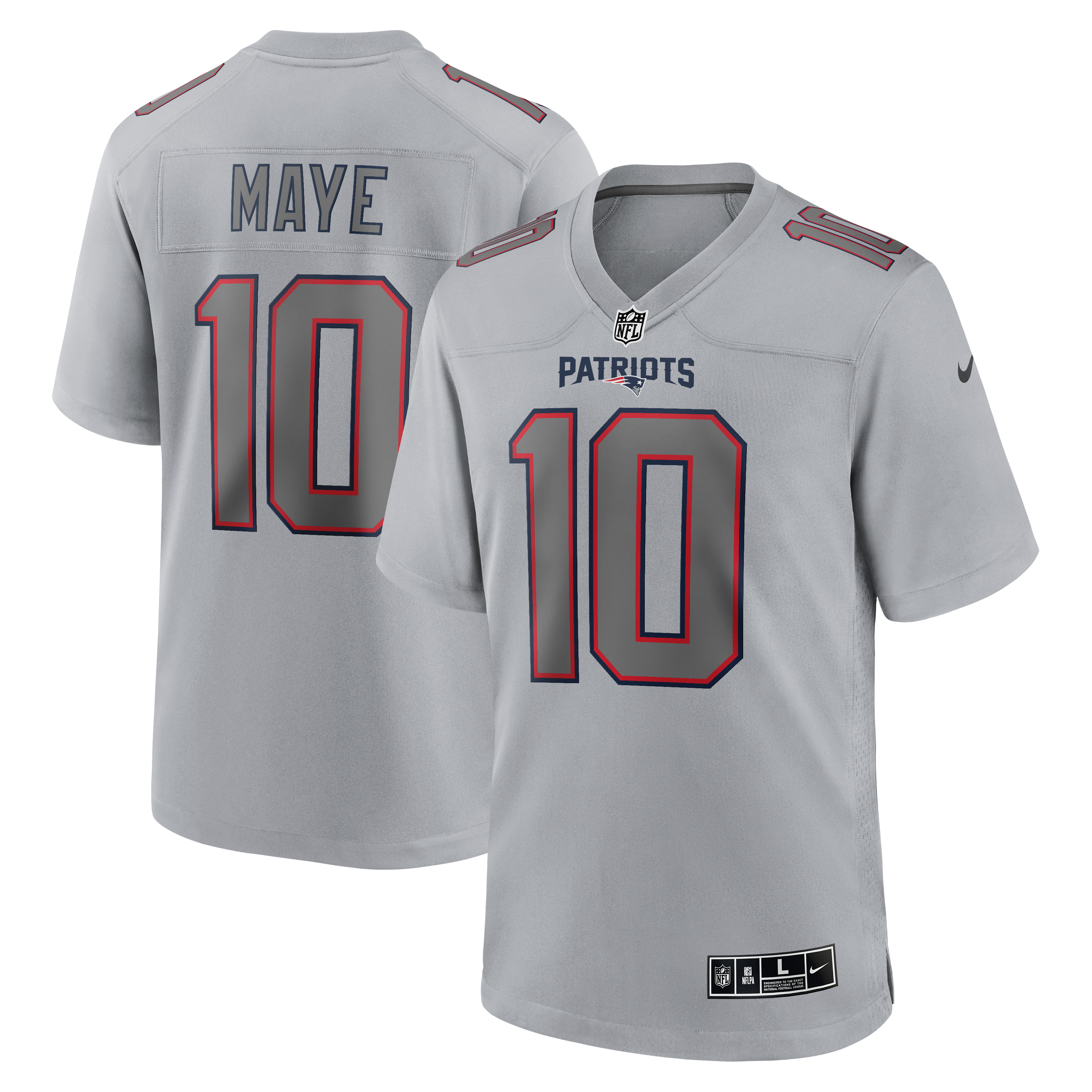 Women's New England Patriots Gray Game Jersey