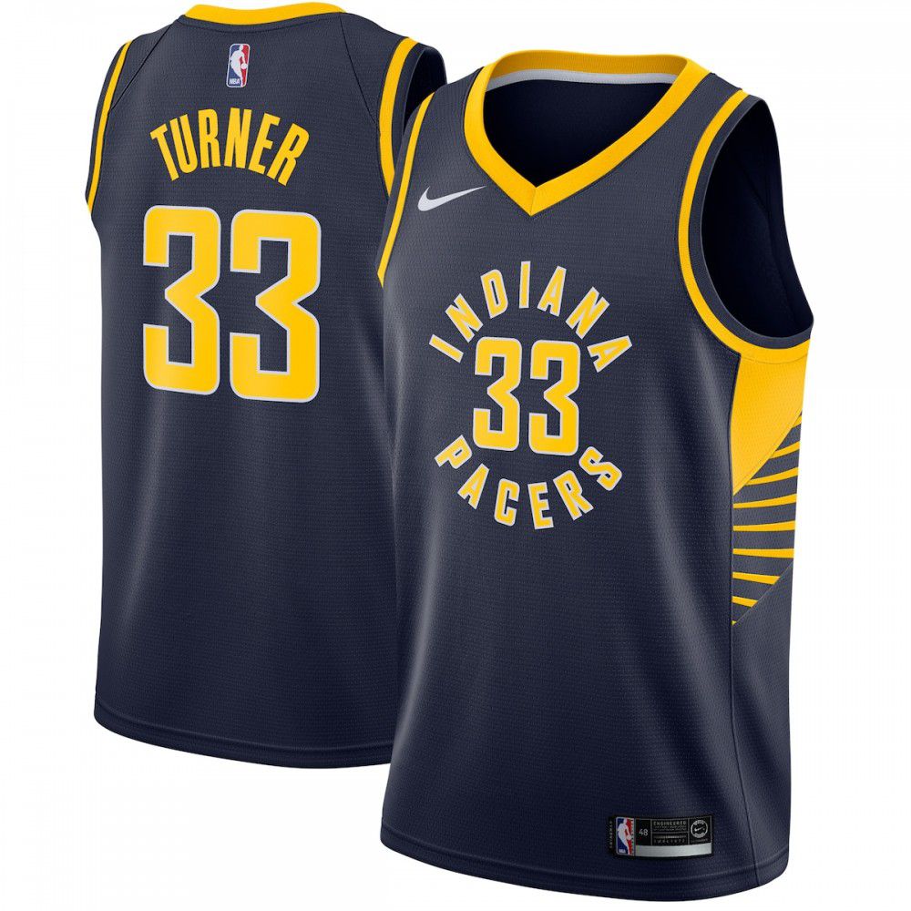 Kids' Indiana Pacers Navy Icon Swingman Jersey