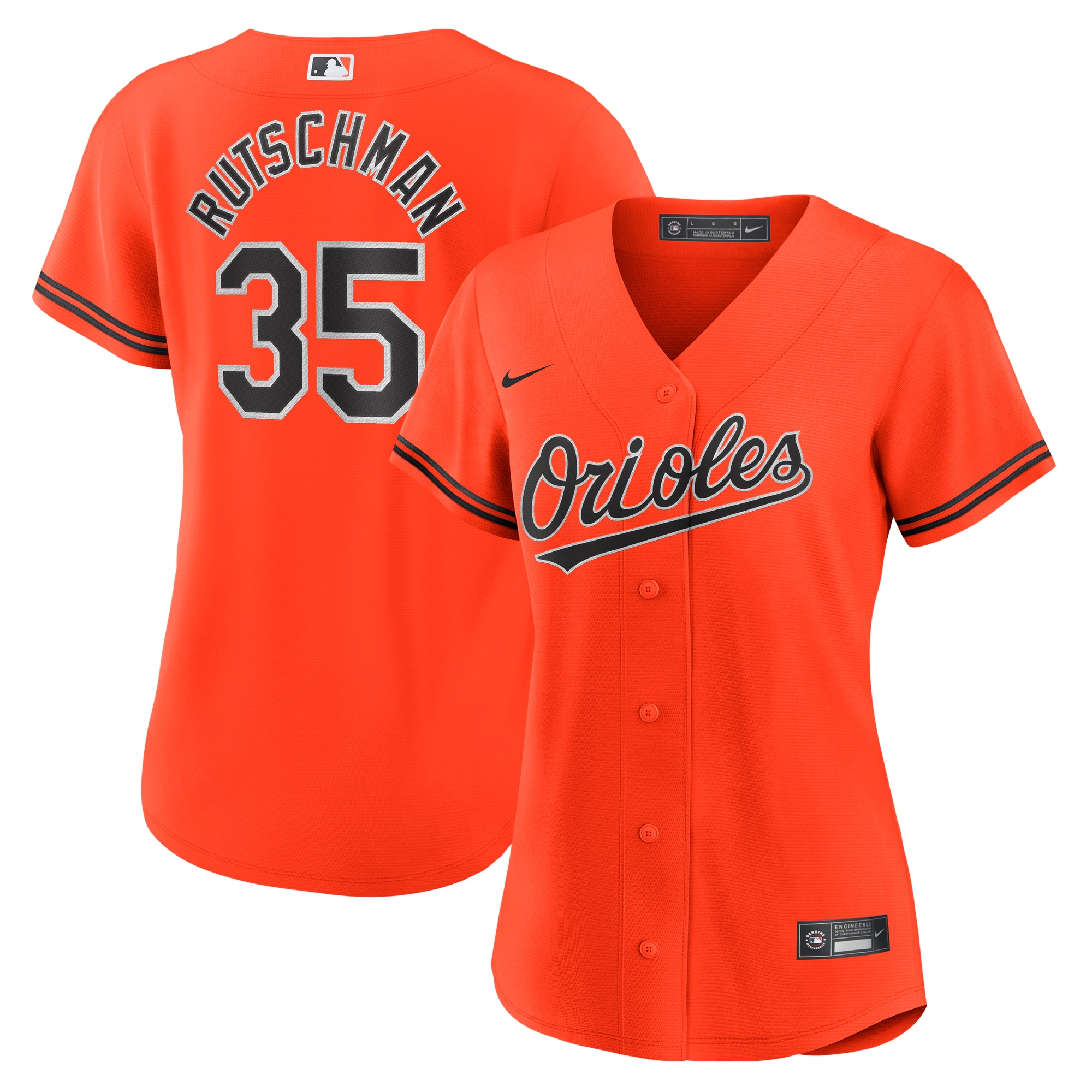 Women's Baltimore Orioles Orange Player Jersey
