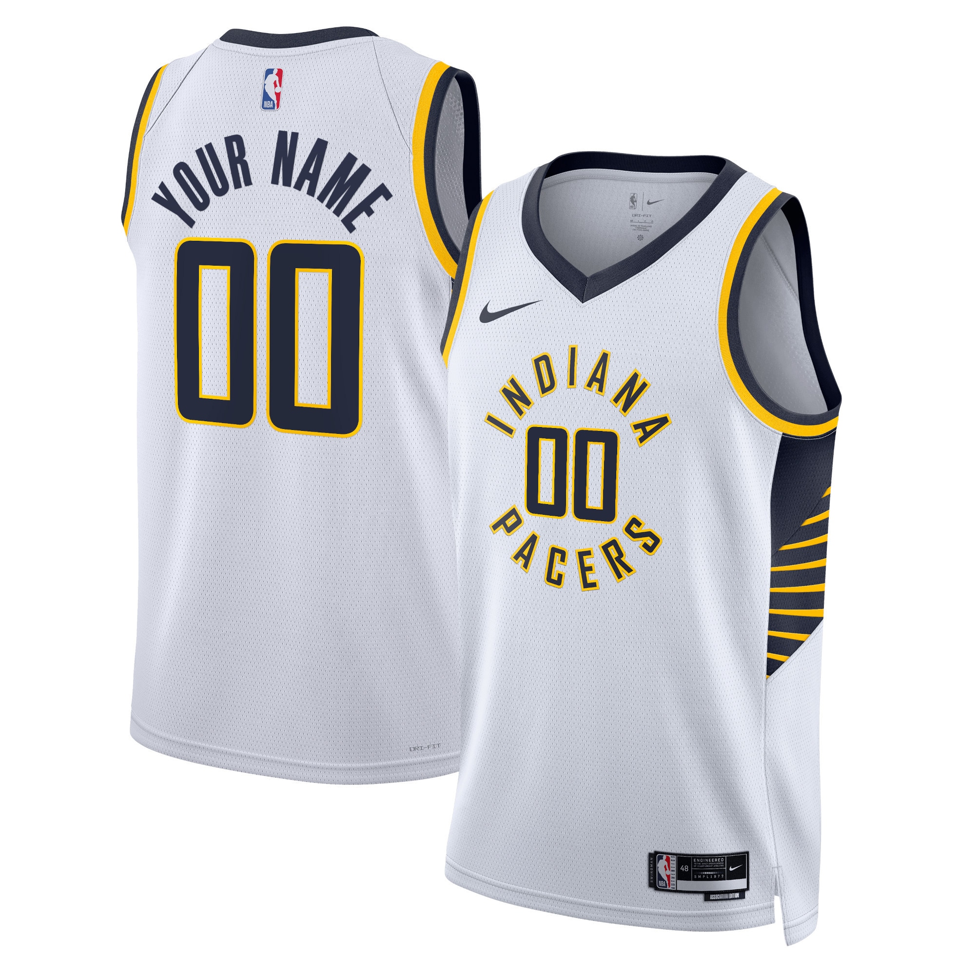Men's Indiana Pacers White Swingman Jersey