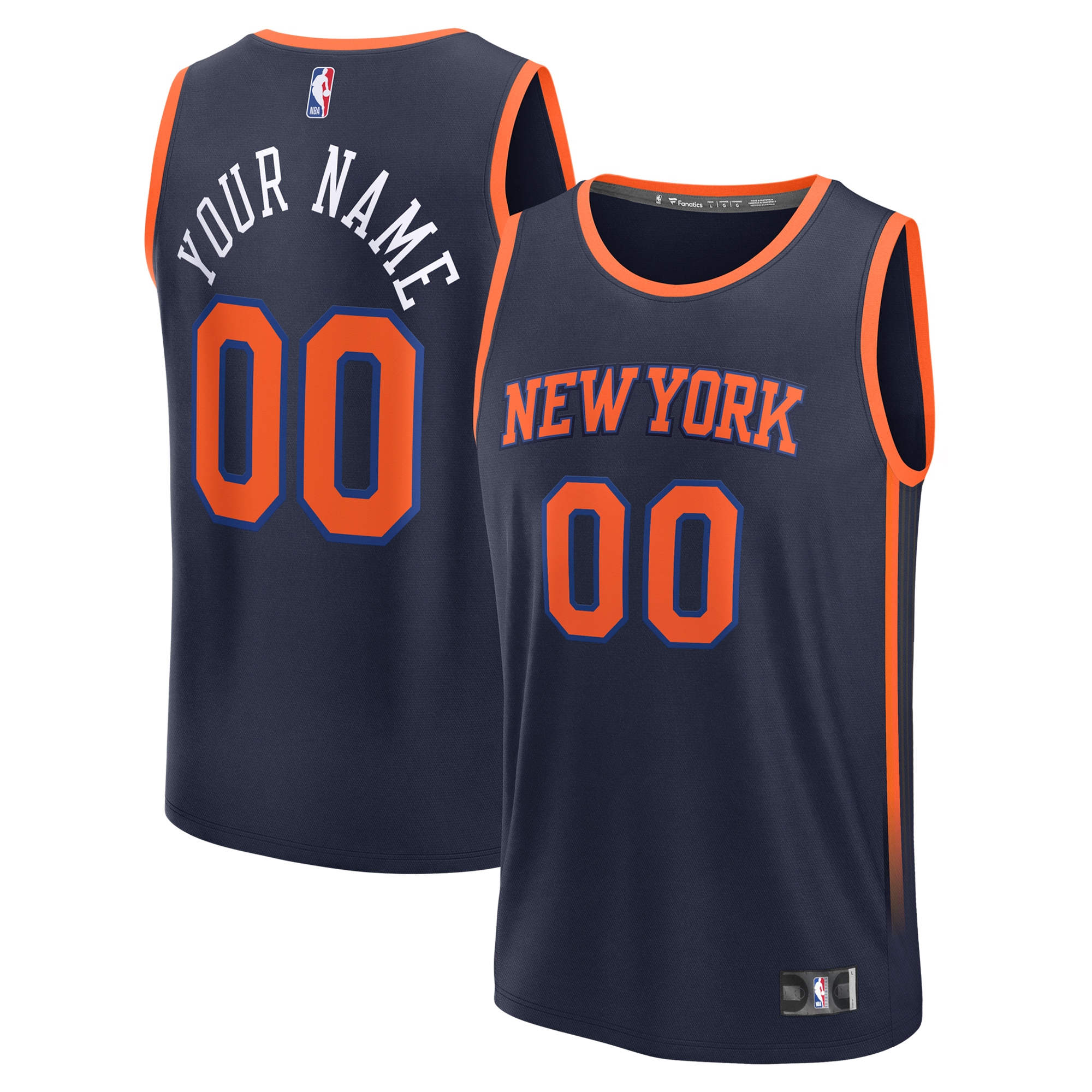 Men's New York Knicks Navy Statement Jersey