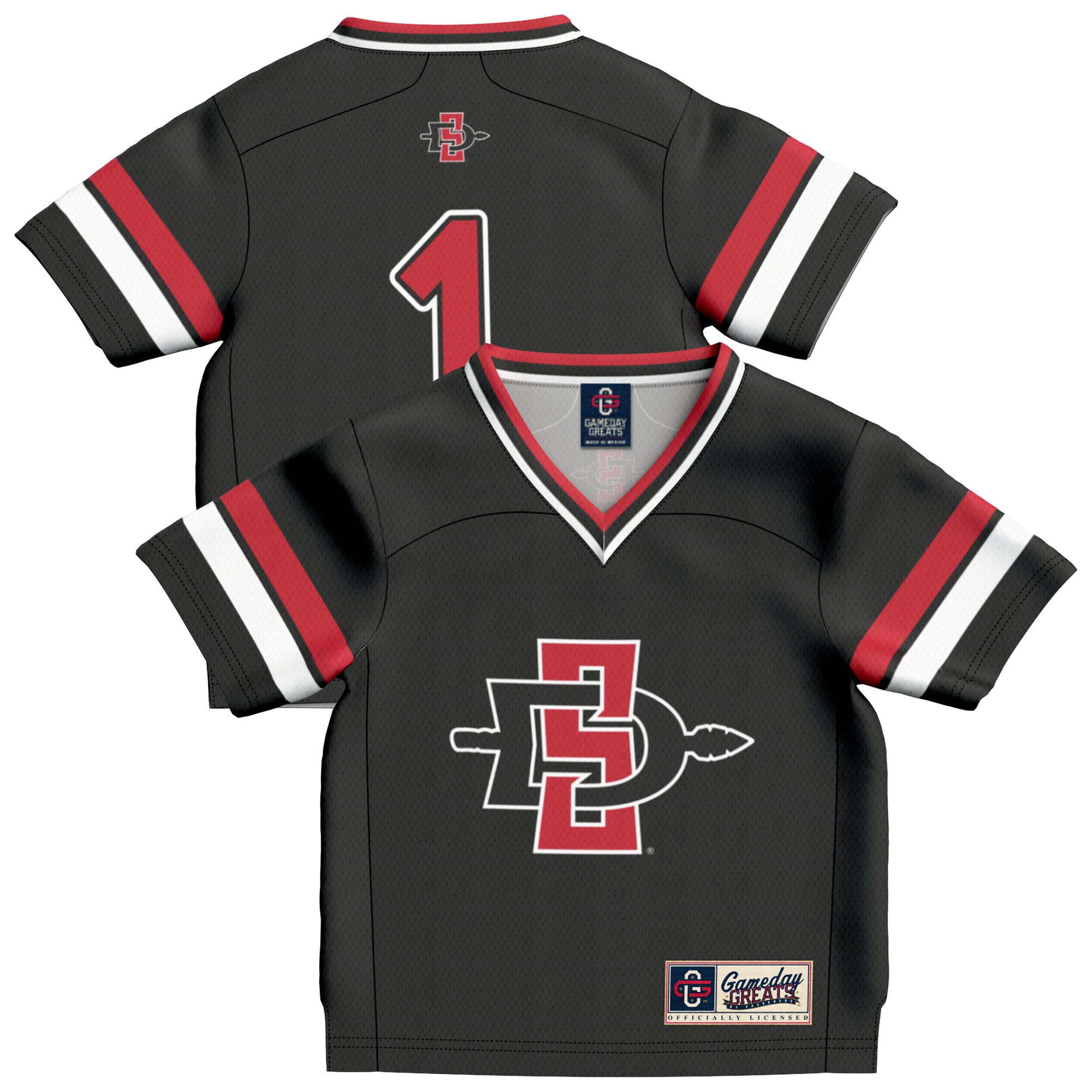 Kids' San Diego State Black Fashion Jersey