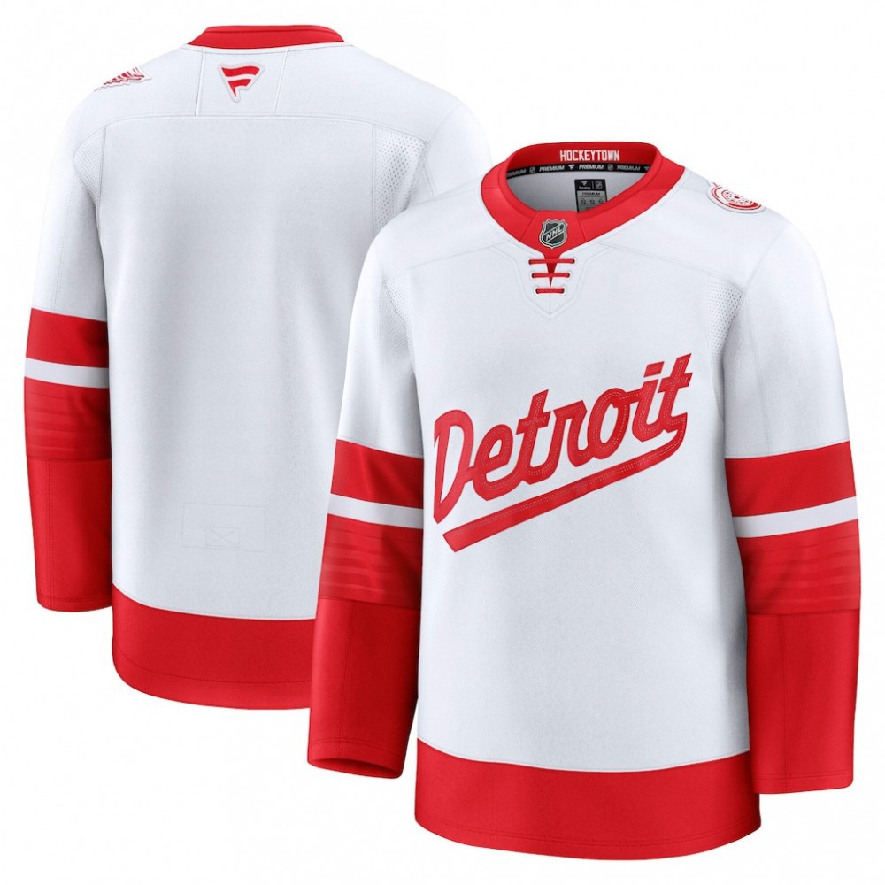 Kids' Detroit Red Wings 2025 White Jersey