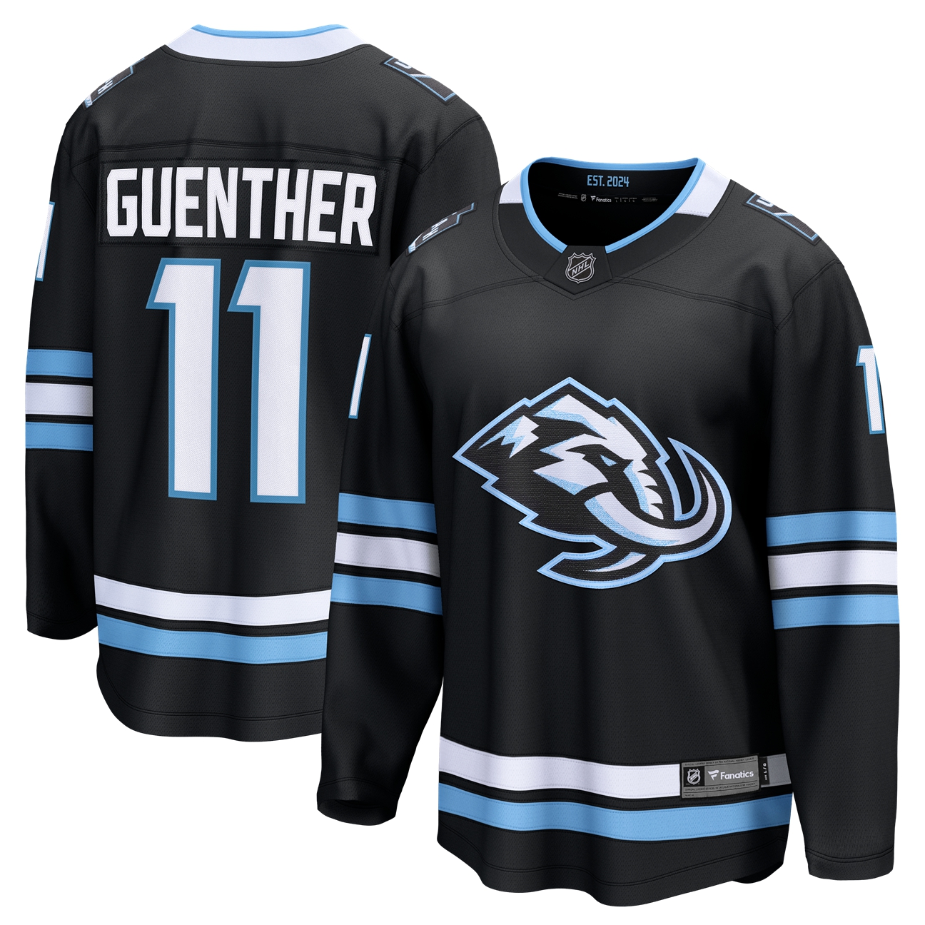 Men's Dylan Guenther Utah Black Player Jersey