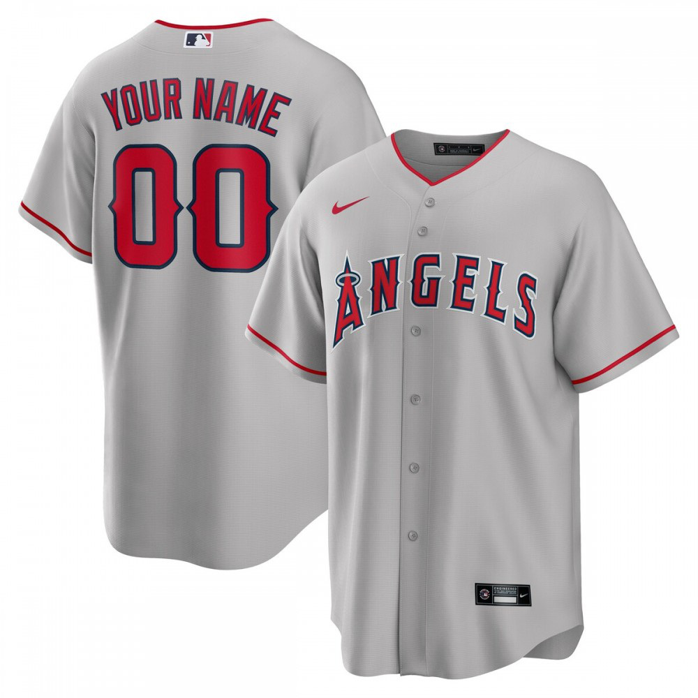 Kids' Los Angeles Angels Gray Replica Jersey