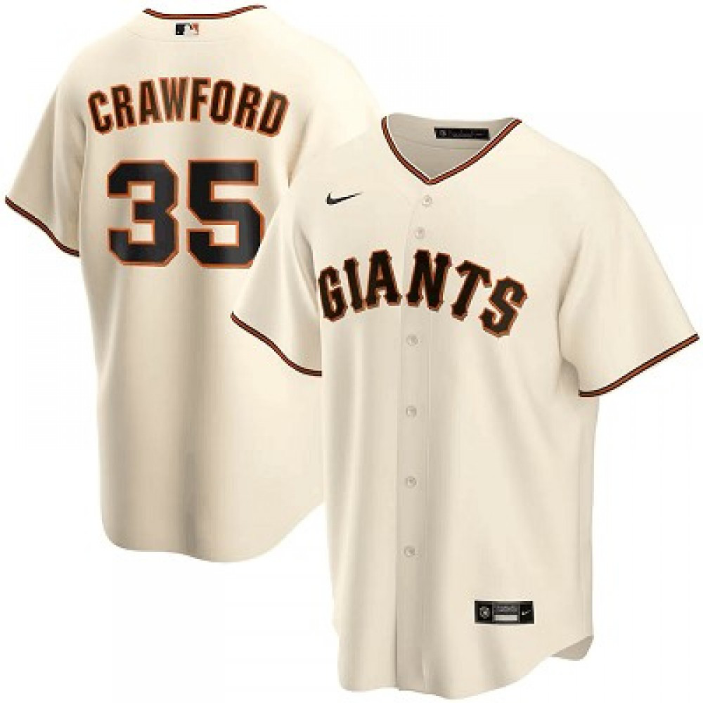 Kids' San Francisco Giants 2020 Cream Home Jersey